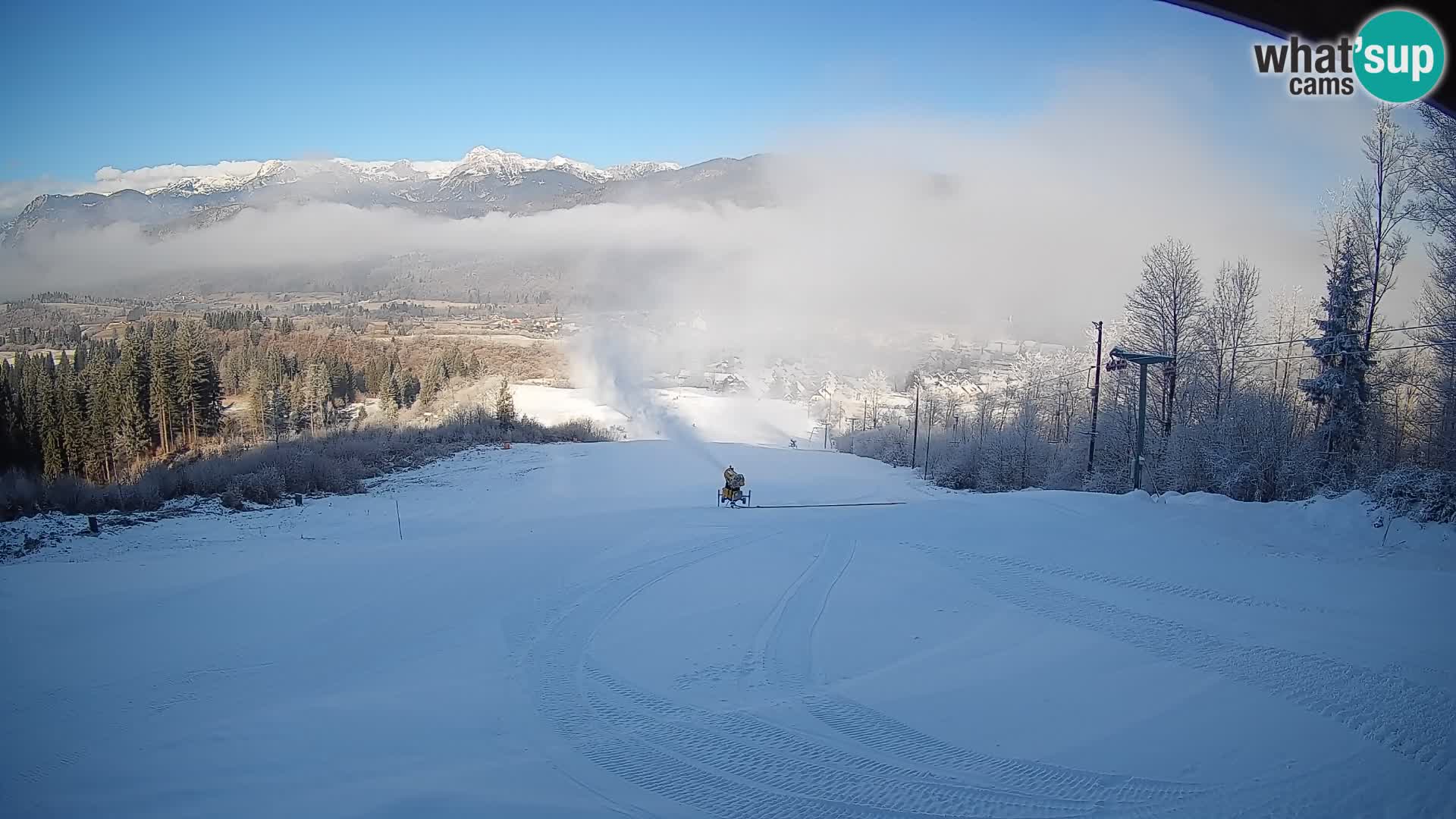 Webcam Bohinjska Bistrica – Vue en direct depuis la station de ski Kozji Hrbet