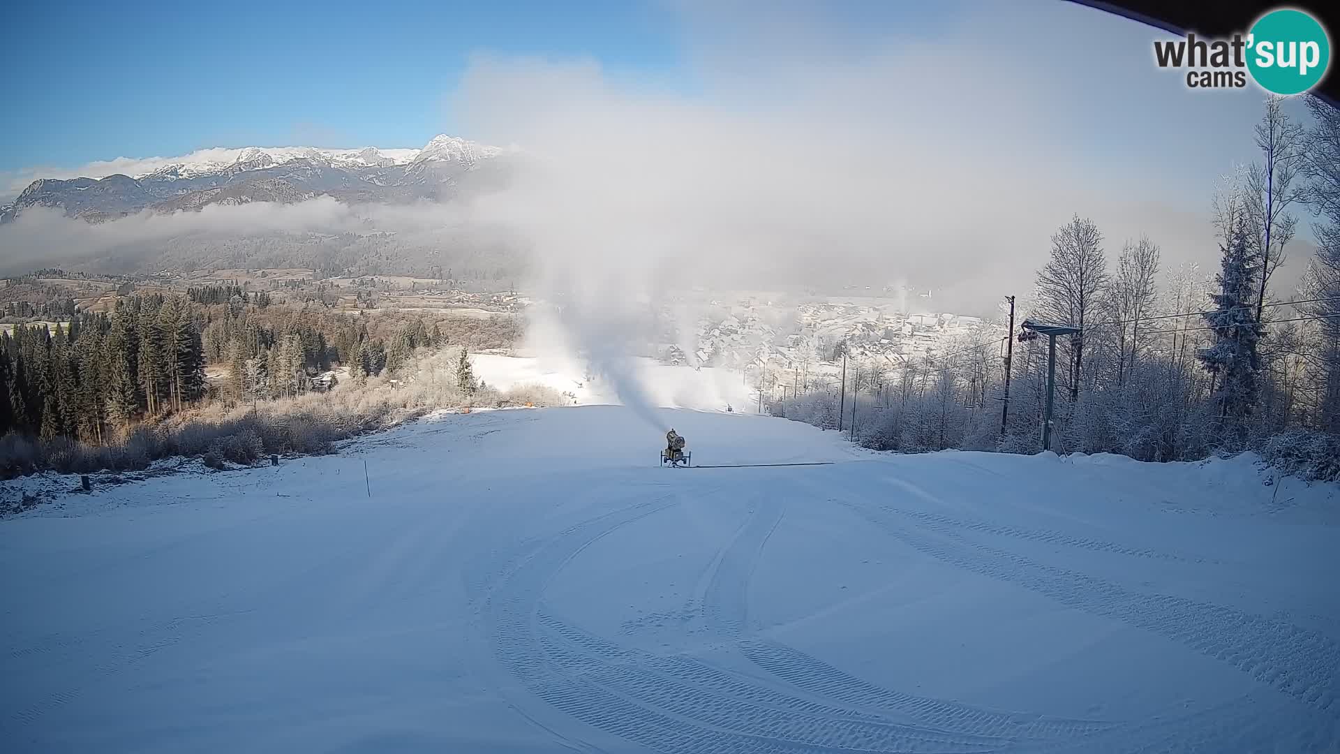 Cámara en vivo Bohinjska Bistrica – Vista en directo desde la estación de esquí Kozji Hrbet