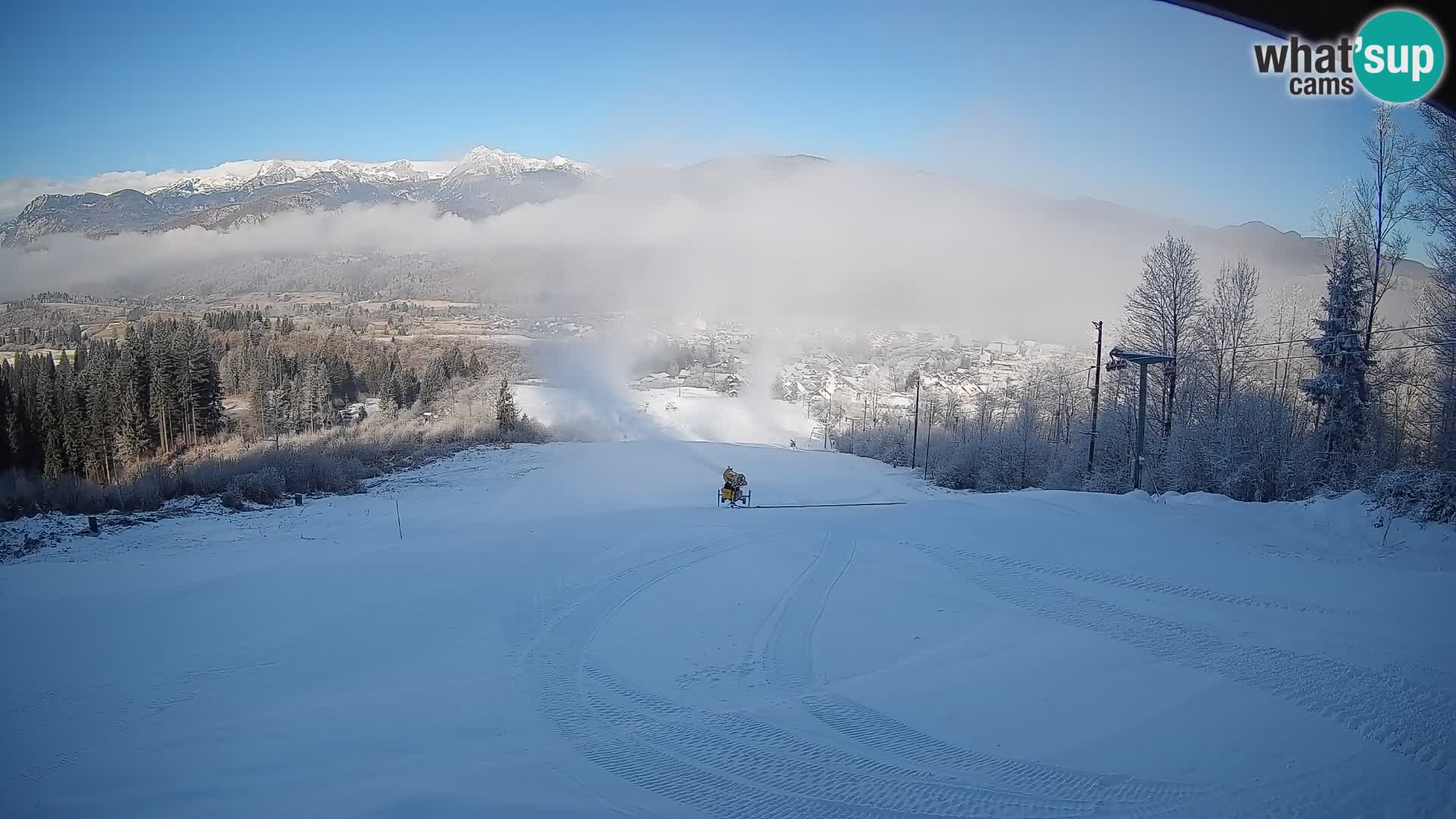 Webcam Bohinjska Bistrica – Live View from Kozji Hrbet Ski Station