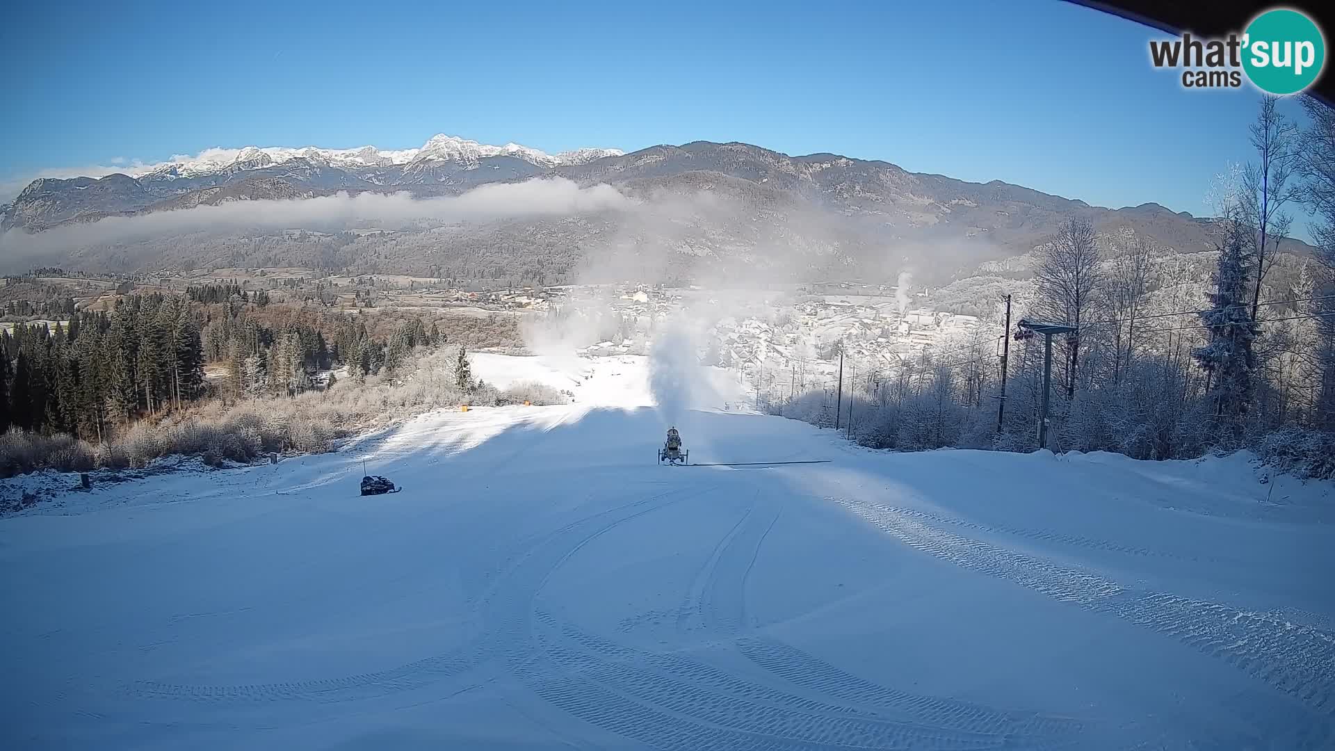 Webcam Bohinjska Bistrica – Live View from Kozji Hrbet Ski Station