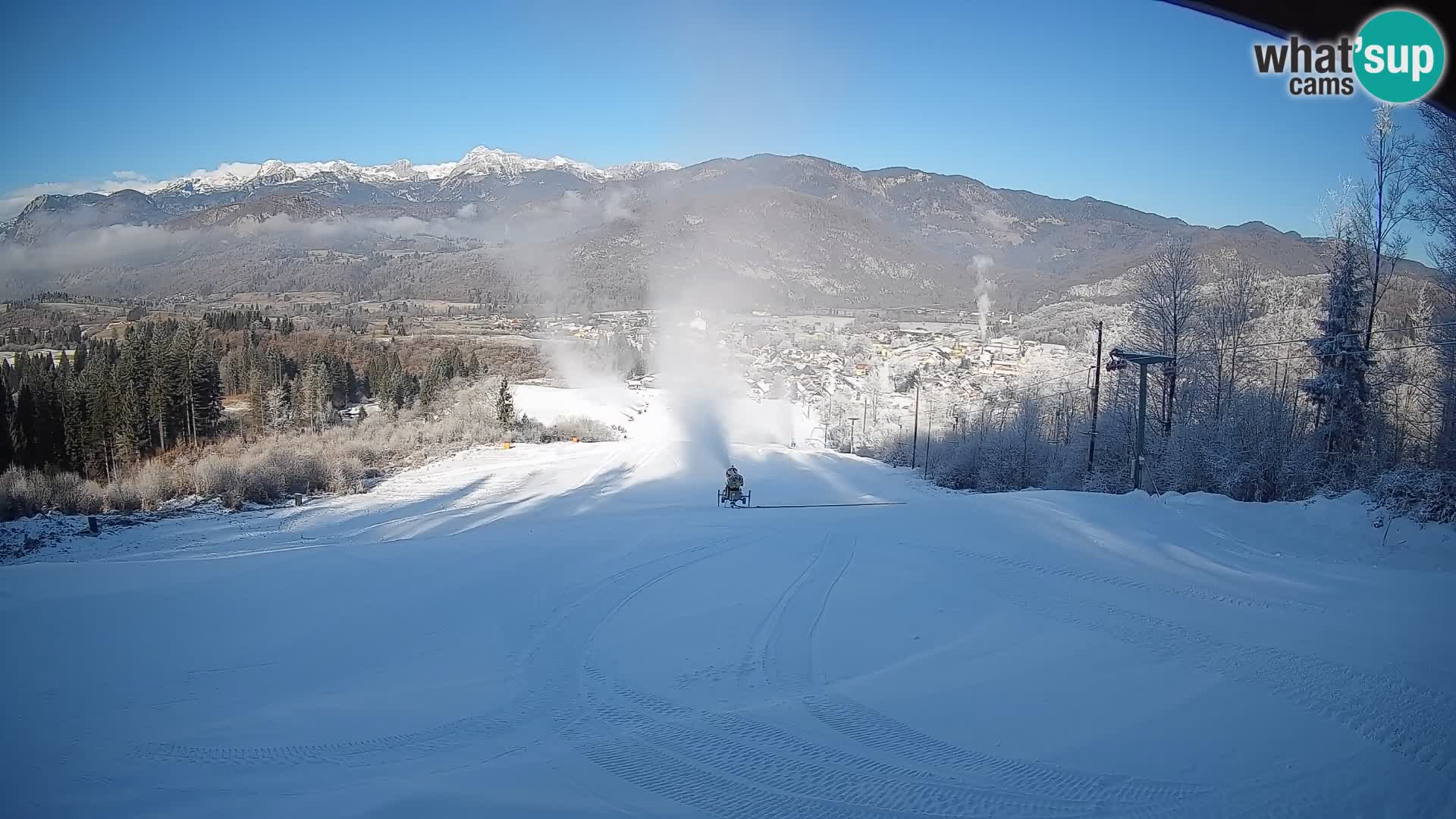 Webcam Bohinjska Bistrica – Live View from Kozji Hrbet Ski Station