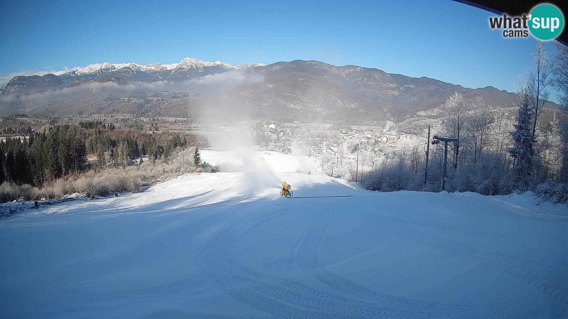 Cámara en vivo Bohinjska Bistrica – Vista en directo desde la estación de esquí Kozji Hrbet
