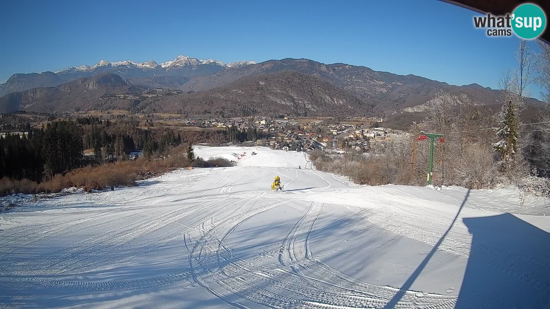 Spletna kamera Bohinjska Bistrica – Pogled v živo s smučišča Kozji Hrbet