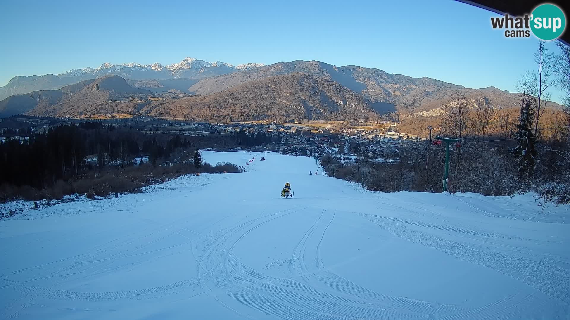 Webcam Bohinjska Bistrica – Live View from Kozji Hrbet Ski Station