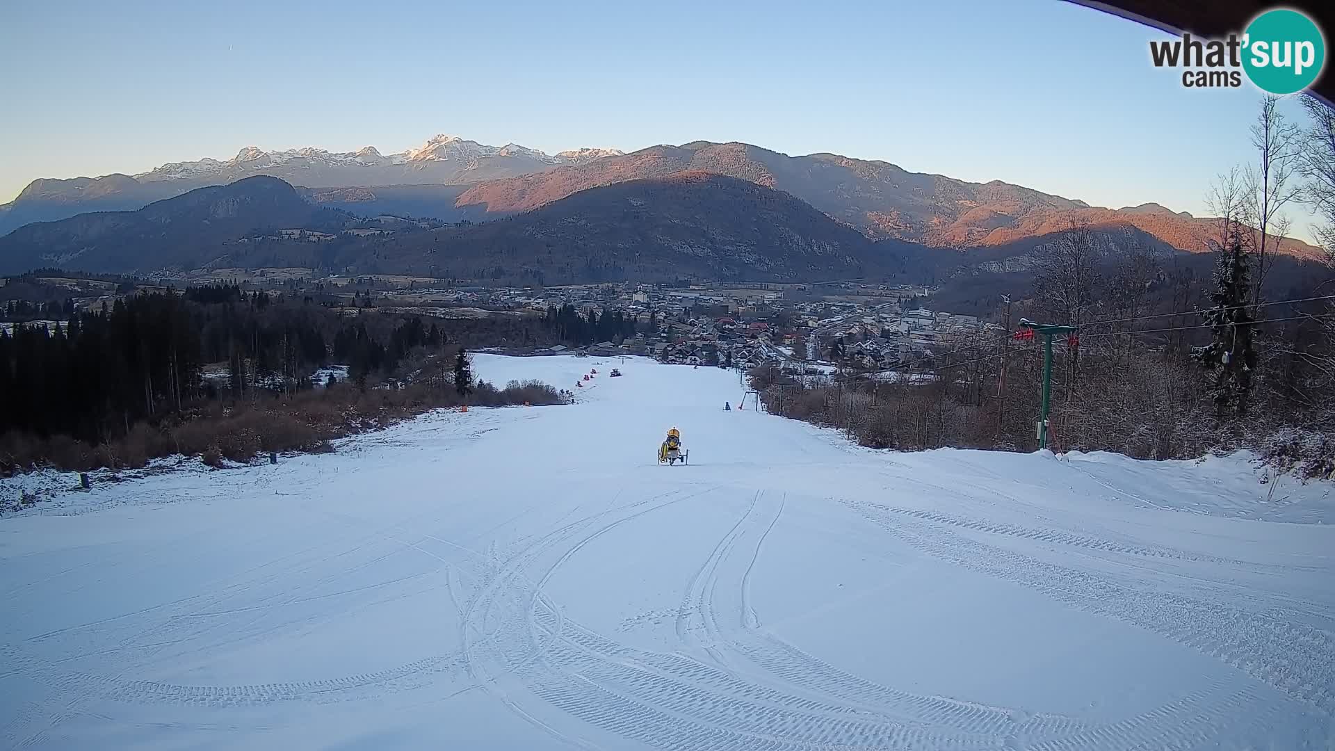 Webcam Bohinjska Bistrica – Vista live dalla stazione sciistica Kozji Hrbet
