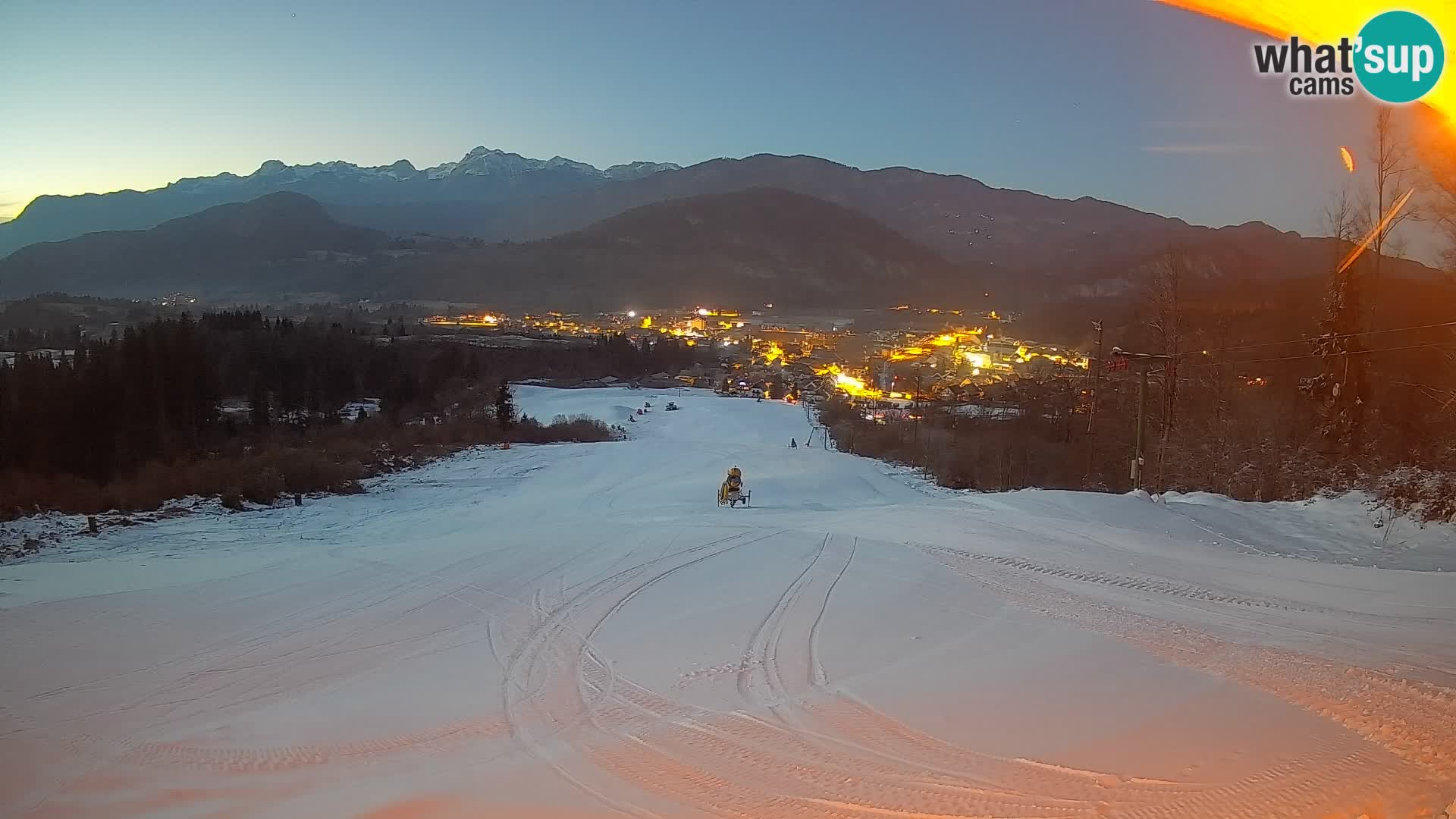 Webcam Bohinjska Bistrica – Vista live dalla stazione sciistica Kozji Hrbet