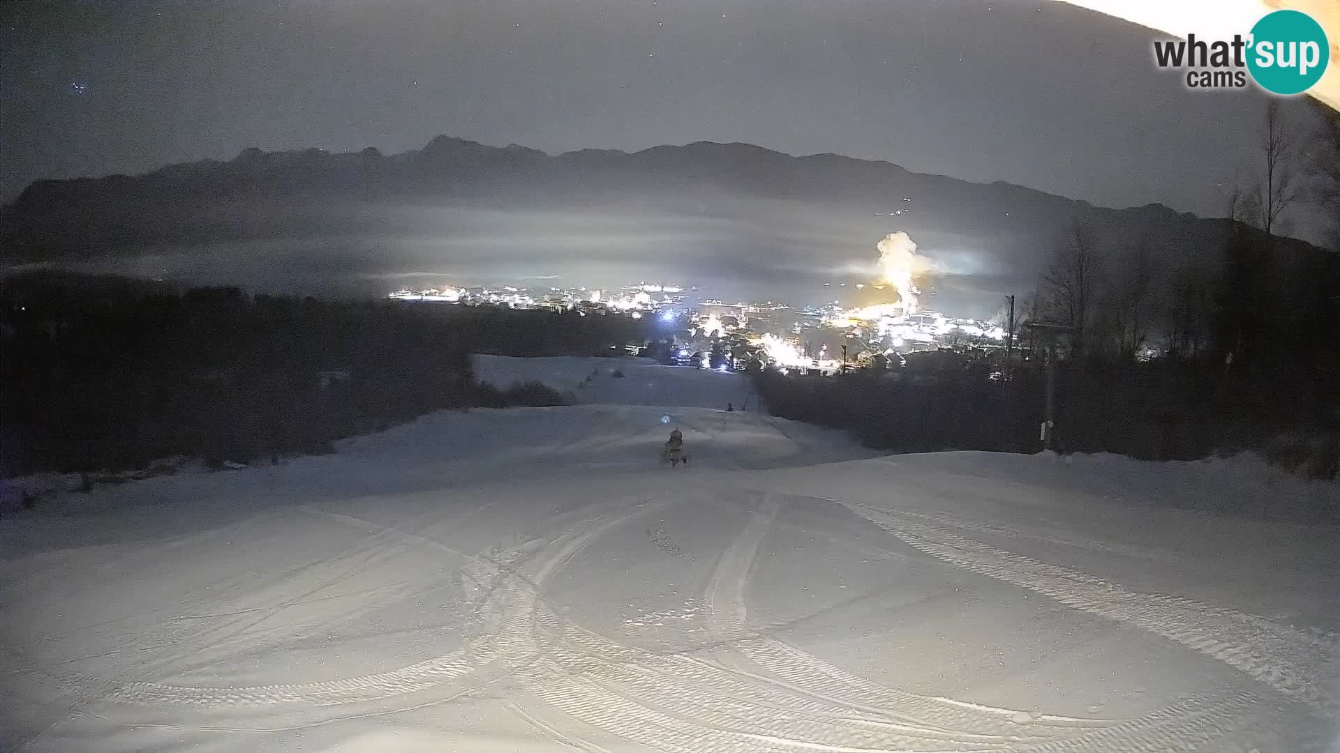 Kamera uživo Bohinjska Bistrica – Pogled u stvarnom vremenu sa skijališta Kozji Hrbet