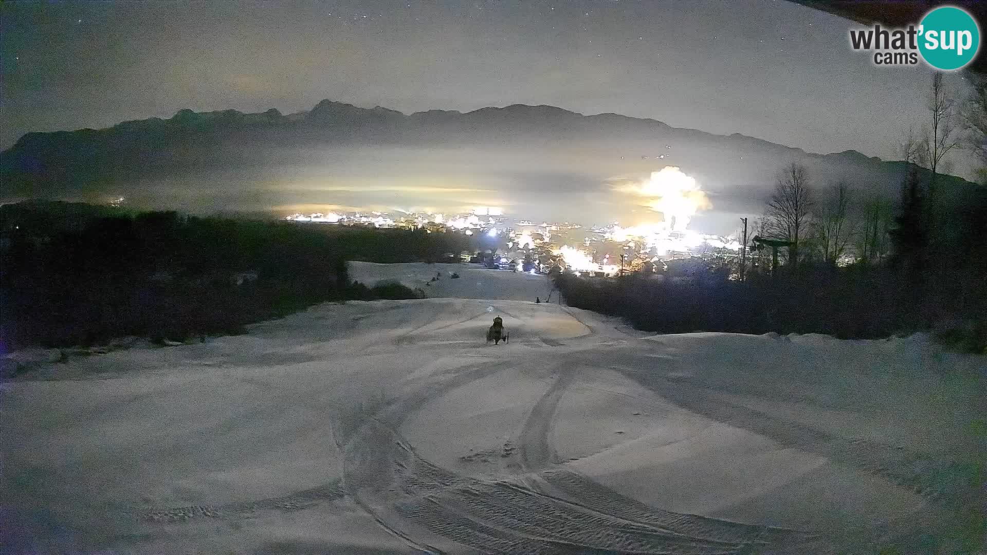 Kamera uživo Bohinjska Bistrica – Pogled u stvarnom vremenu sa skijališta Kozji Hrbet