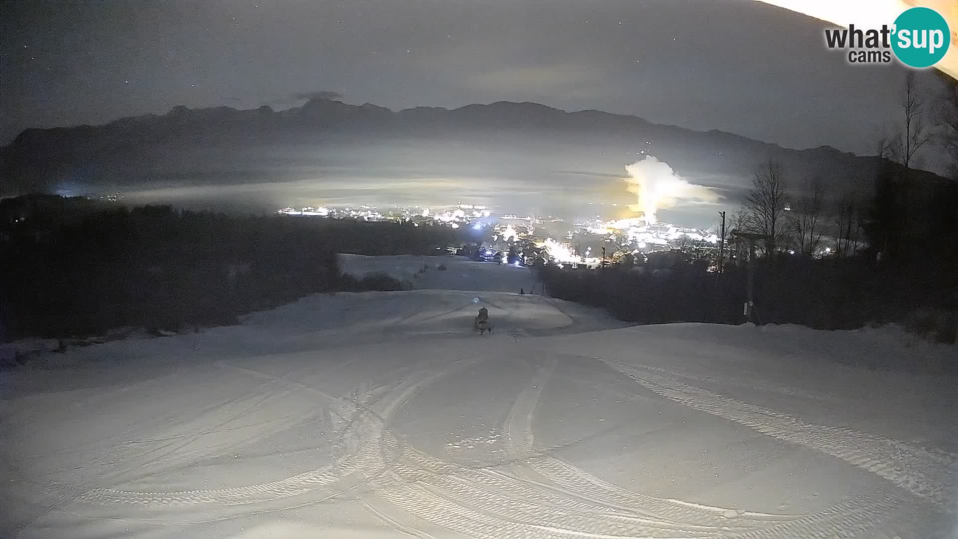 Spletna kamera Bohinjska Bistrica – Pogled v živo s smučišča Kozji Hrbet