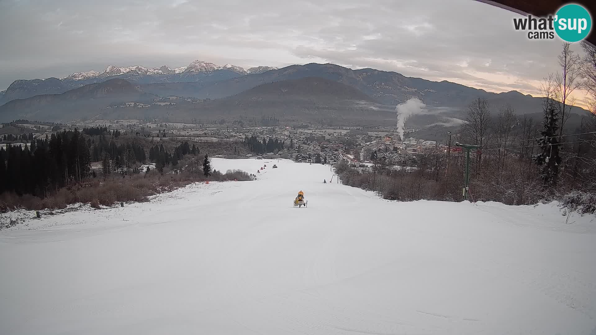 Webcam Bohinjska Bistrica – Live View from Kozji Hrbet Ski Station