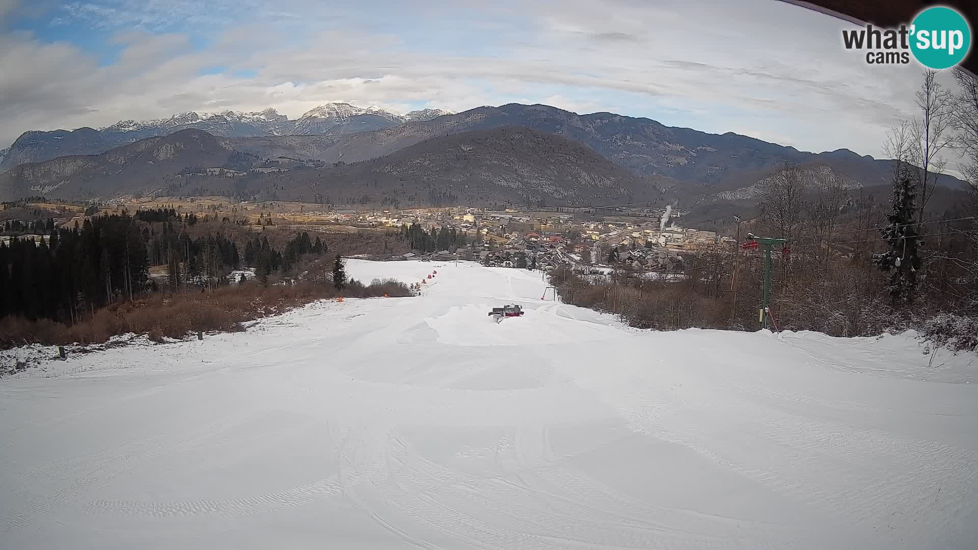 Kamera uživo Bohinjska Bistrica – Pogled u stvarnom vremenu sa skijališta Kozji Hrbet