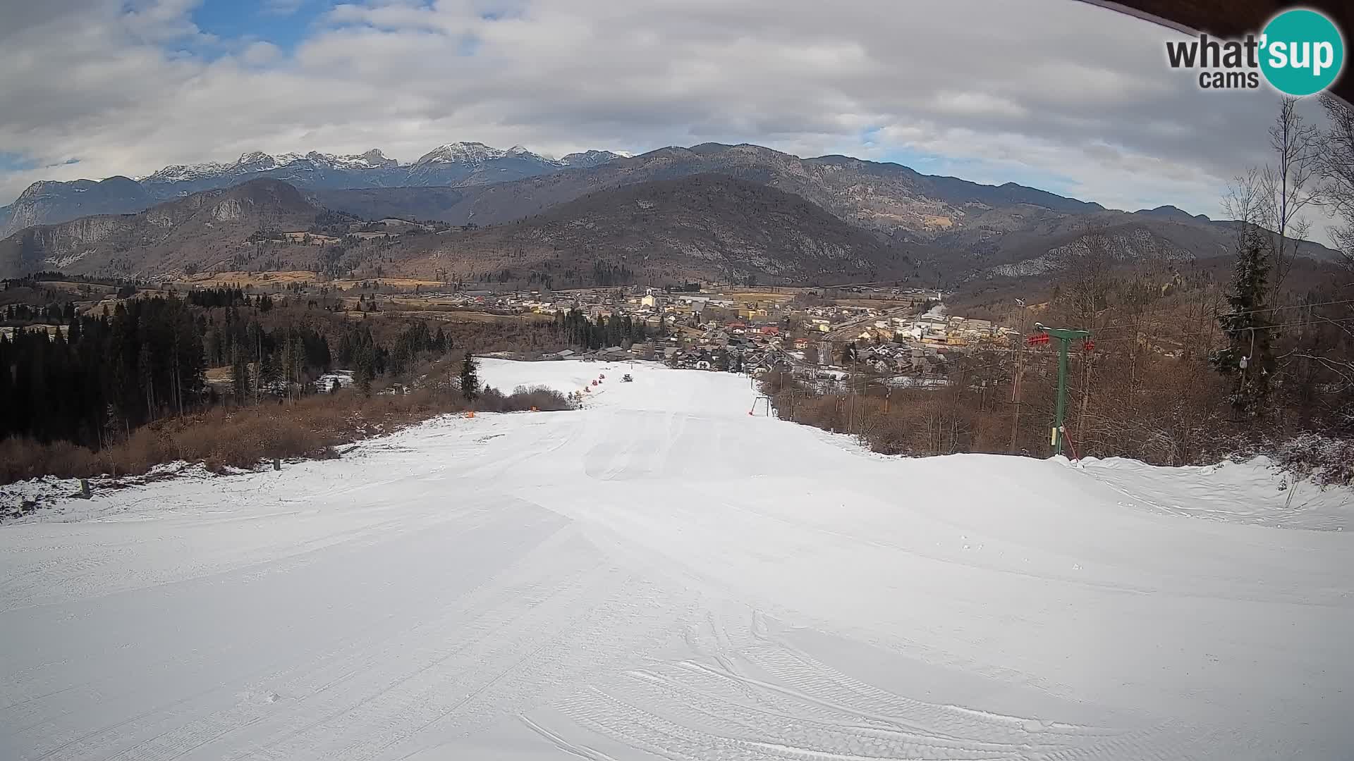 Spletna kamera Bohinjska Bistrica – Pogled v živo s smučišča Kozji Hrbet