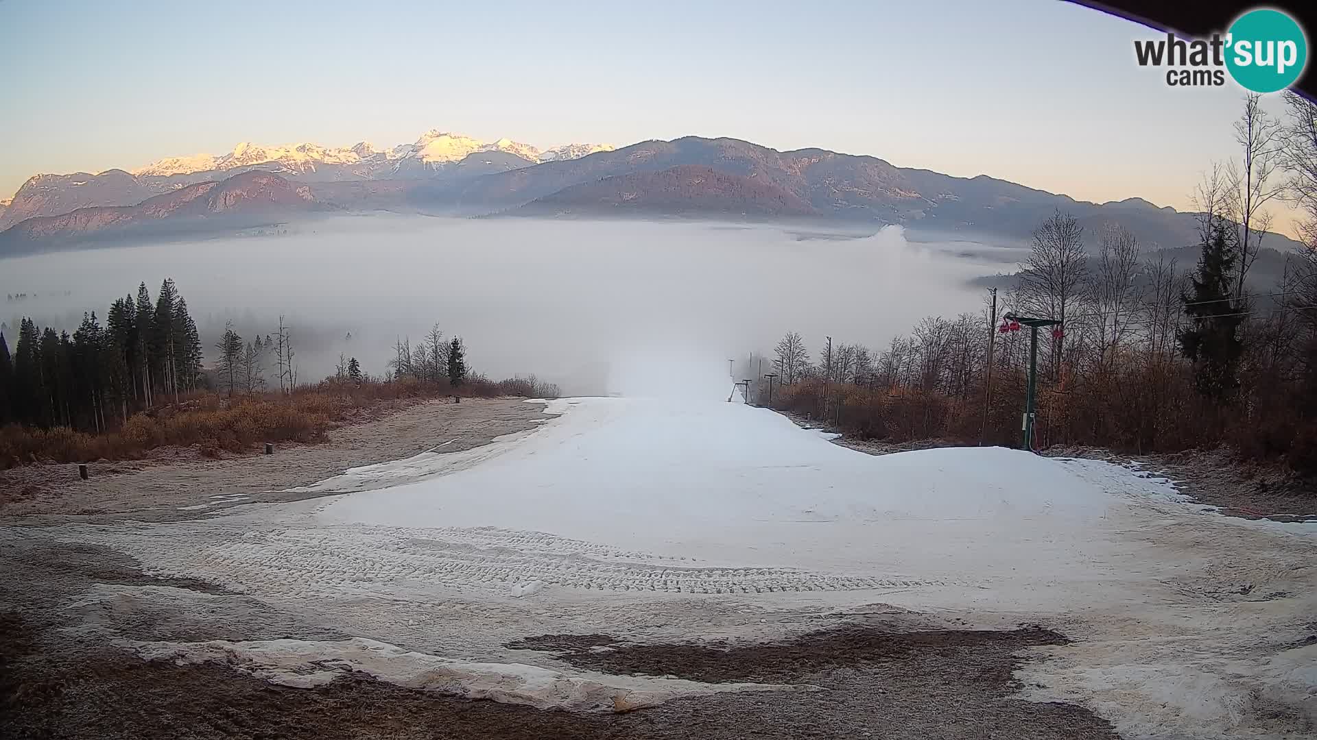 Webcam Bohinjska Bistrica – Live View from Kozji Hrbet Ski Station