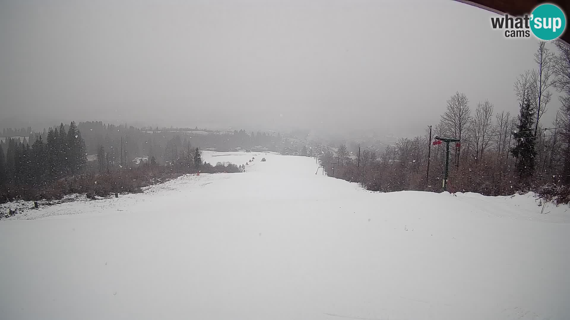 Spletna kamera Bohinjska Bistrica – Pogled v živo s smučišča Kozji Hrbet