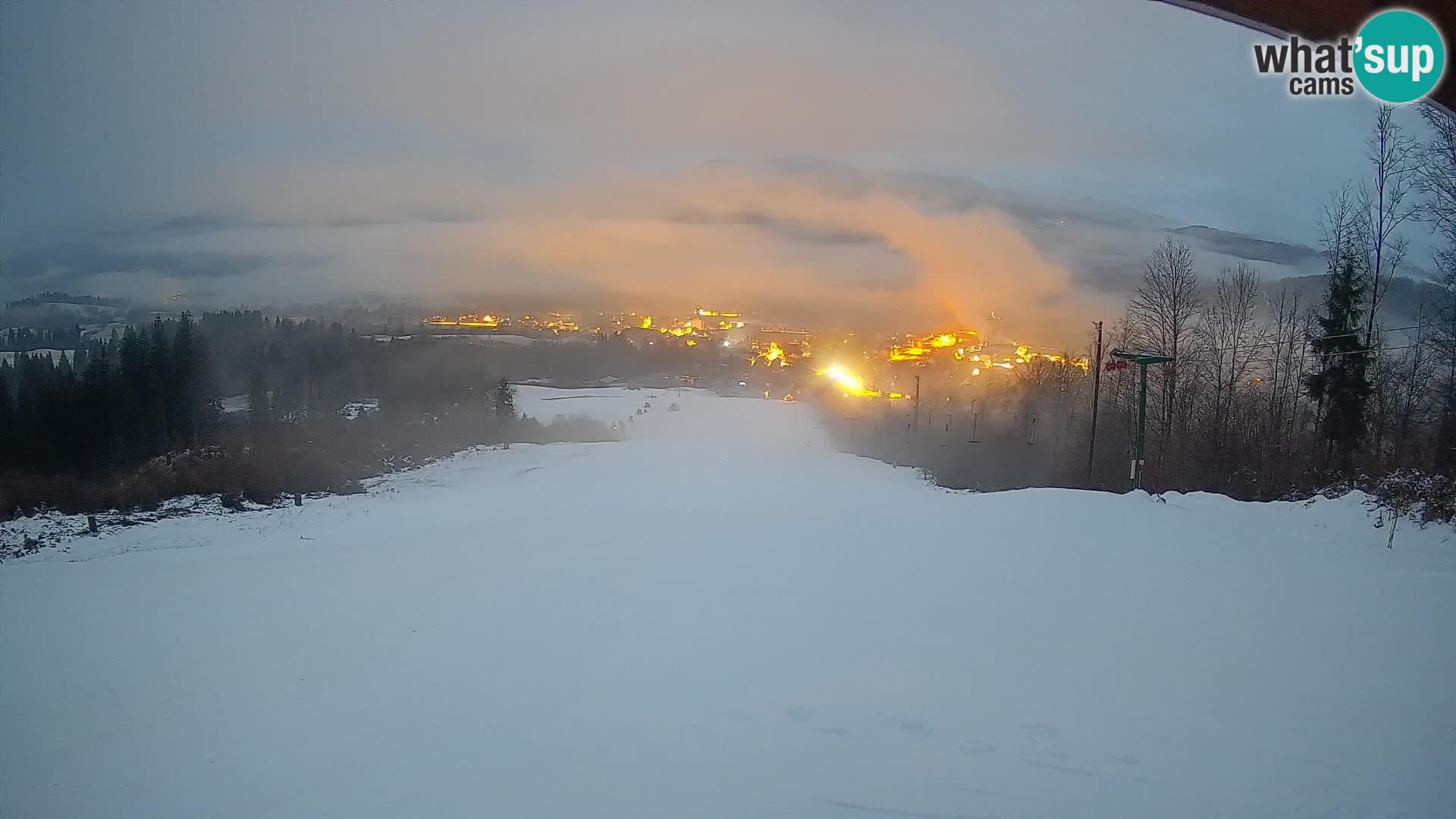 Webcam Bohinjska Bistrica – Live View from Kozji Hrbet Ski Station