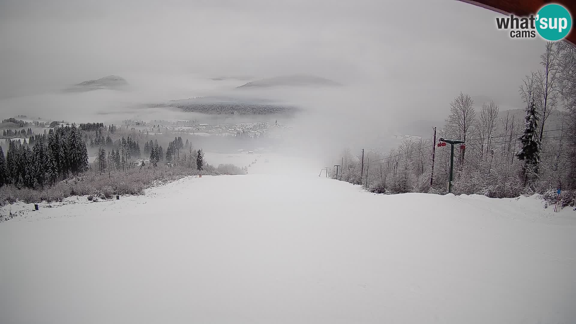Webcam Bohinjska Bistrica – Vue en direct depuis la station de ski Kozji Hrbet