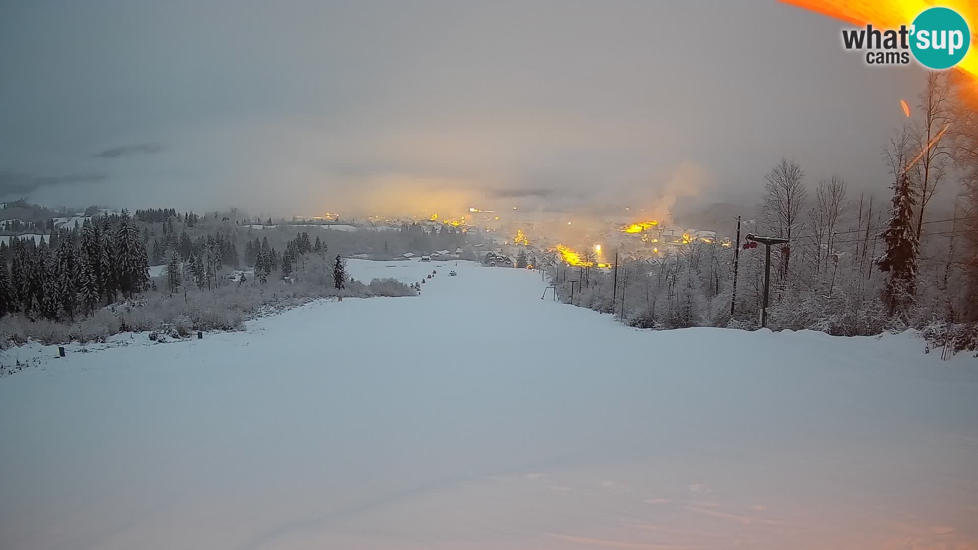Cámara en vivo Bohinjska Bistrica – Vista en directo desde la estación de esquí Kozji Hrbet