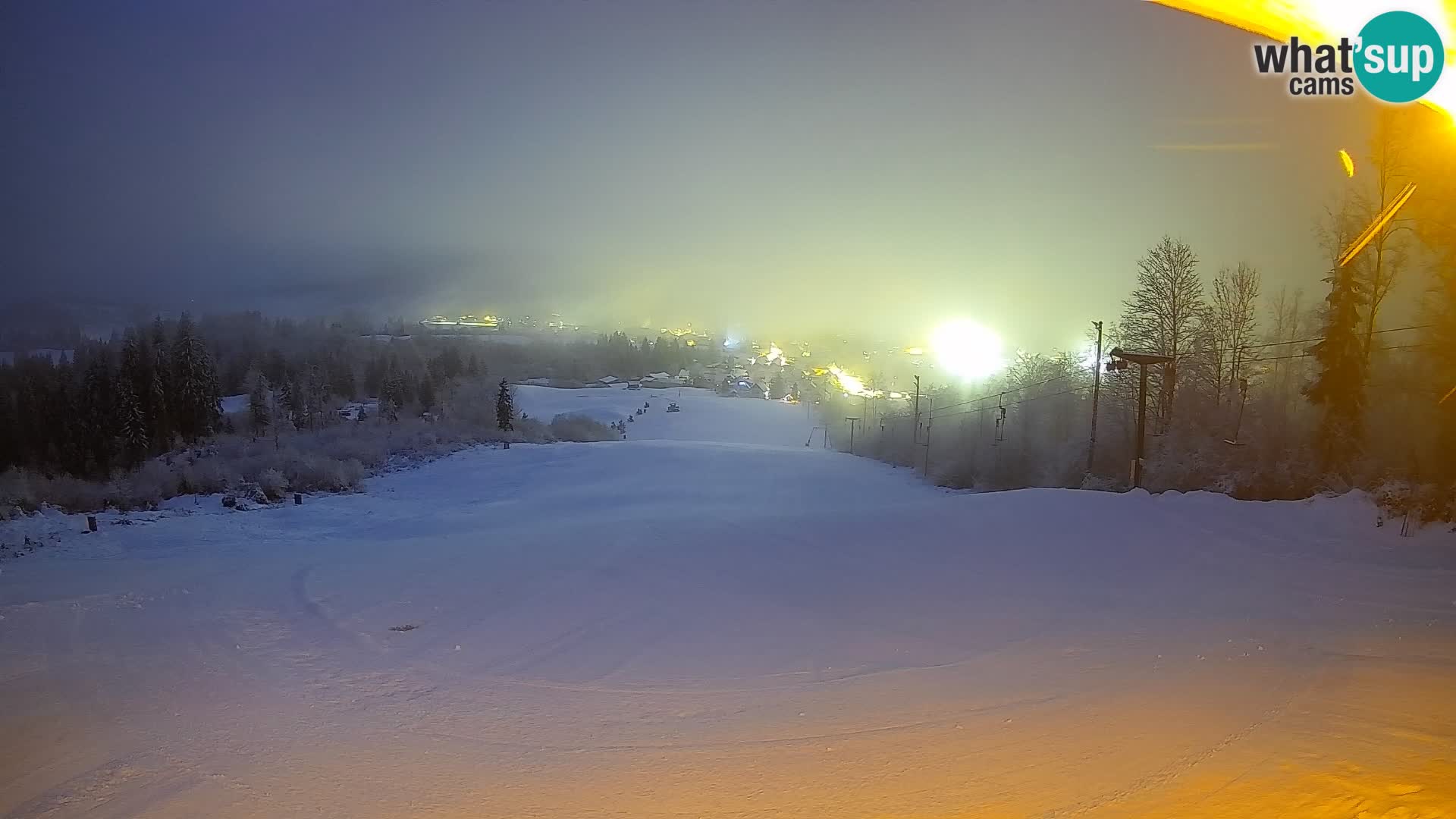 Webcam Bohinjska Bistrica – Live View from Kozji Hrbet Ski Station