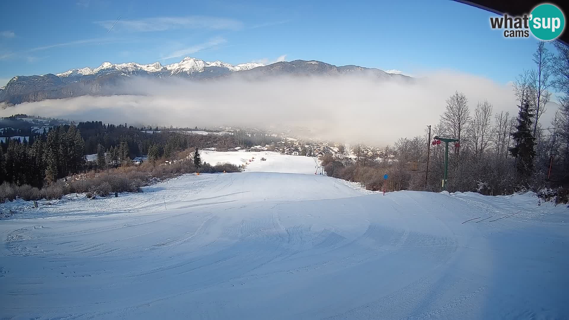 Livekamera Bohinjska Bistrica – Liveblick von der Skistation Kozji Hrbet