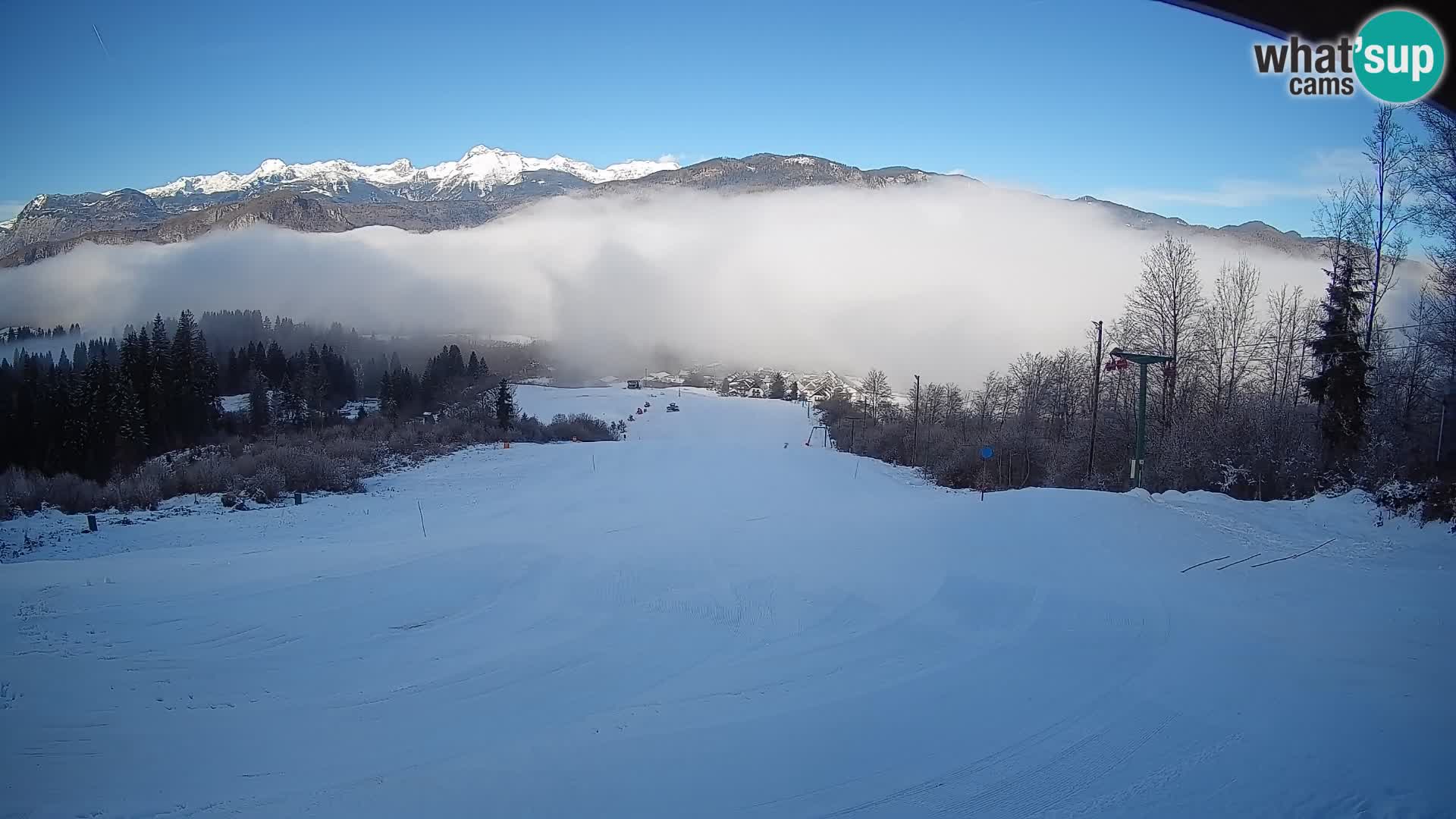 Webcam Bohinjska Bistrica – Vista live dalla stazione sciistica Kozji Hrbet