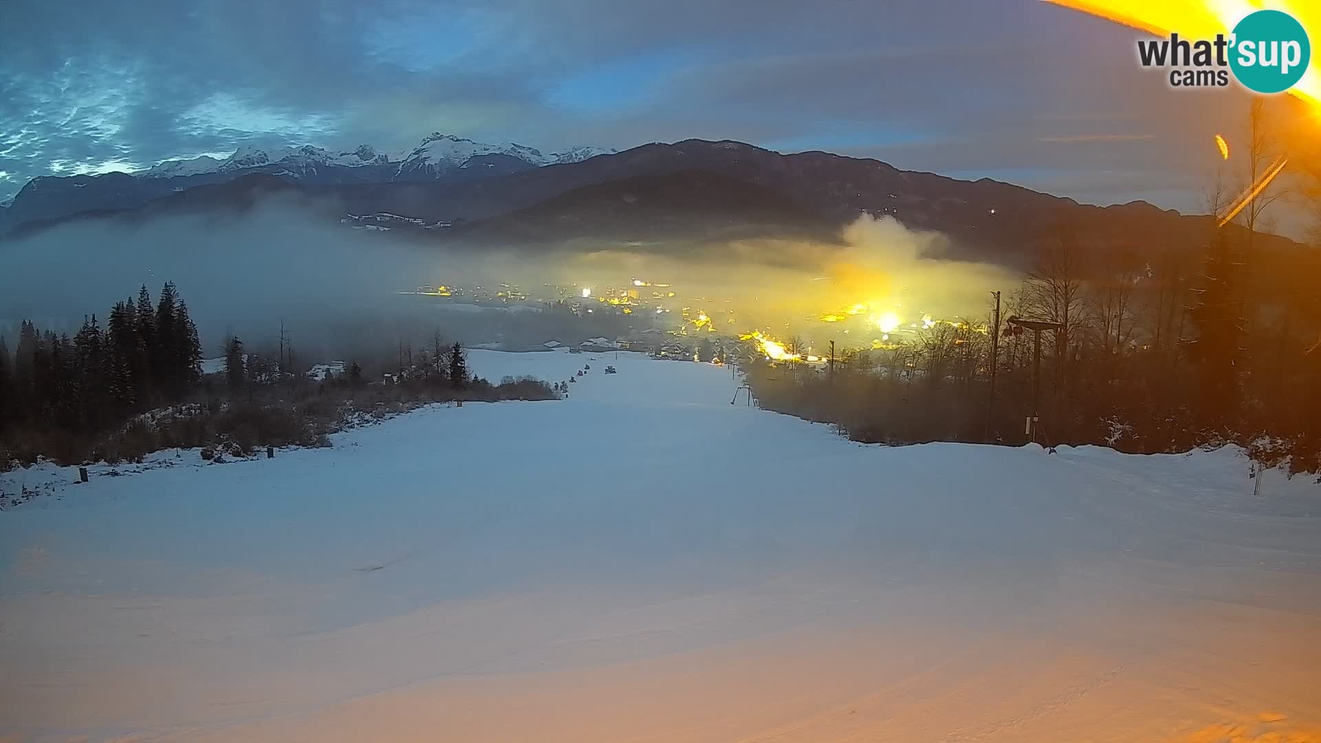 Webcam Bohinjska Bistrica – Live View from Kozji Hrbet Ski Station