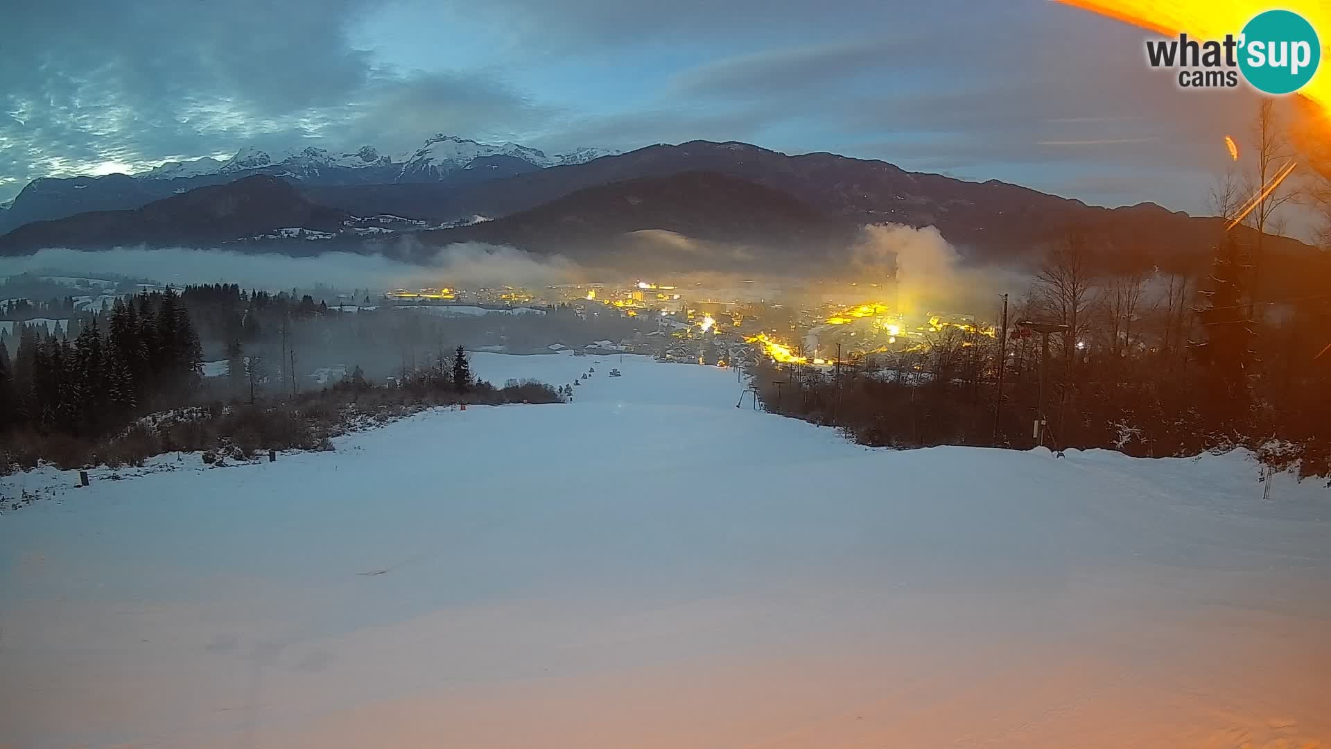 Livekamera Bohinjska Bistrica – Liveblick von der Skistation Kozji Hrbet