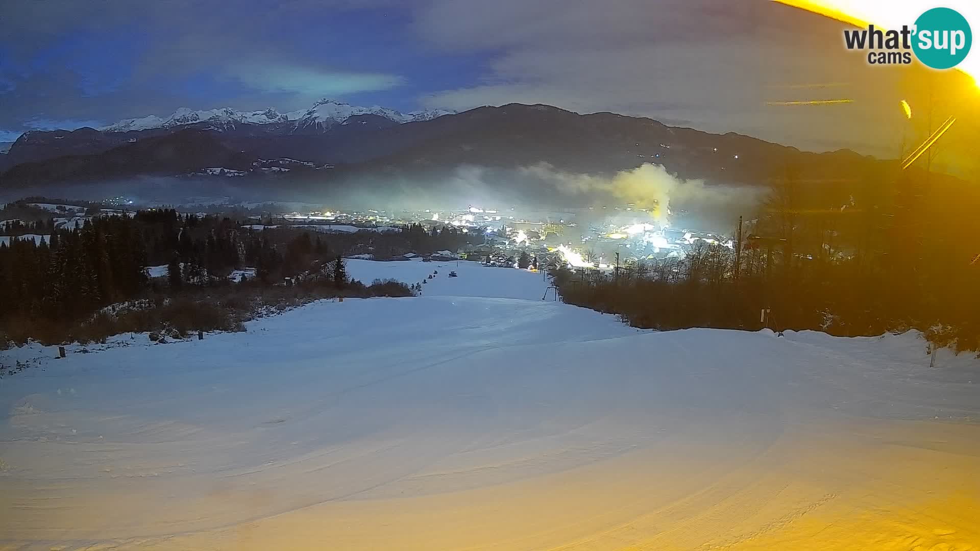 Webcam Bohinjska Bistrica – Vista live dalla stazione sciistica Kozji Hrbet