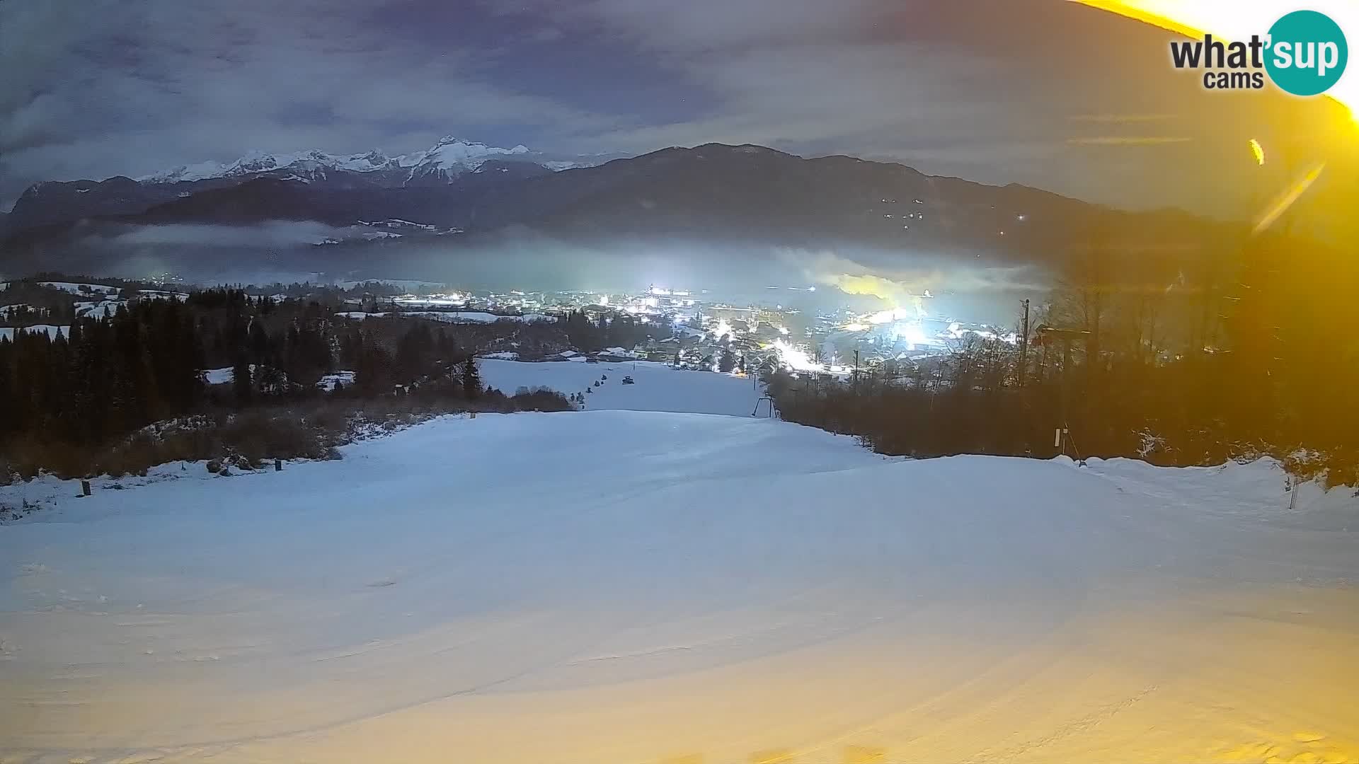 Webcam Bohinjska Bistrica – Vista live dalla stazione sciistica Kozji Hrbet
