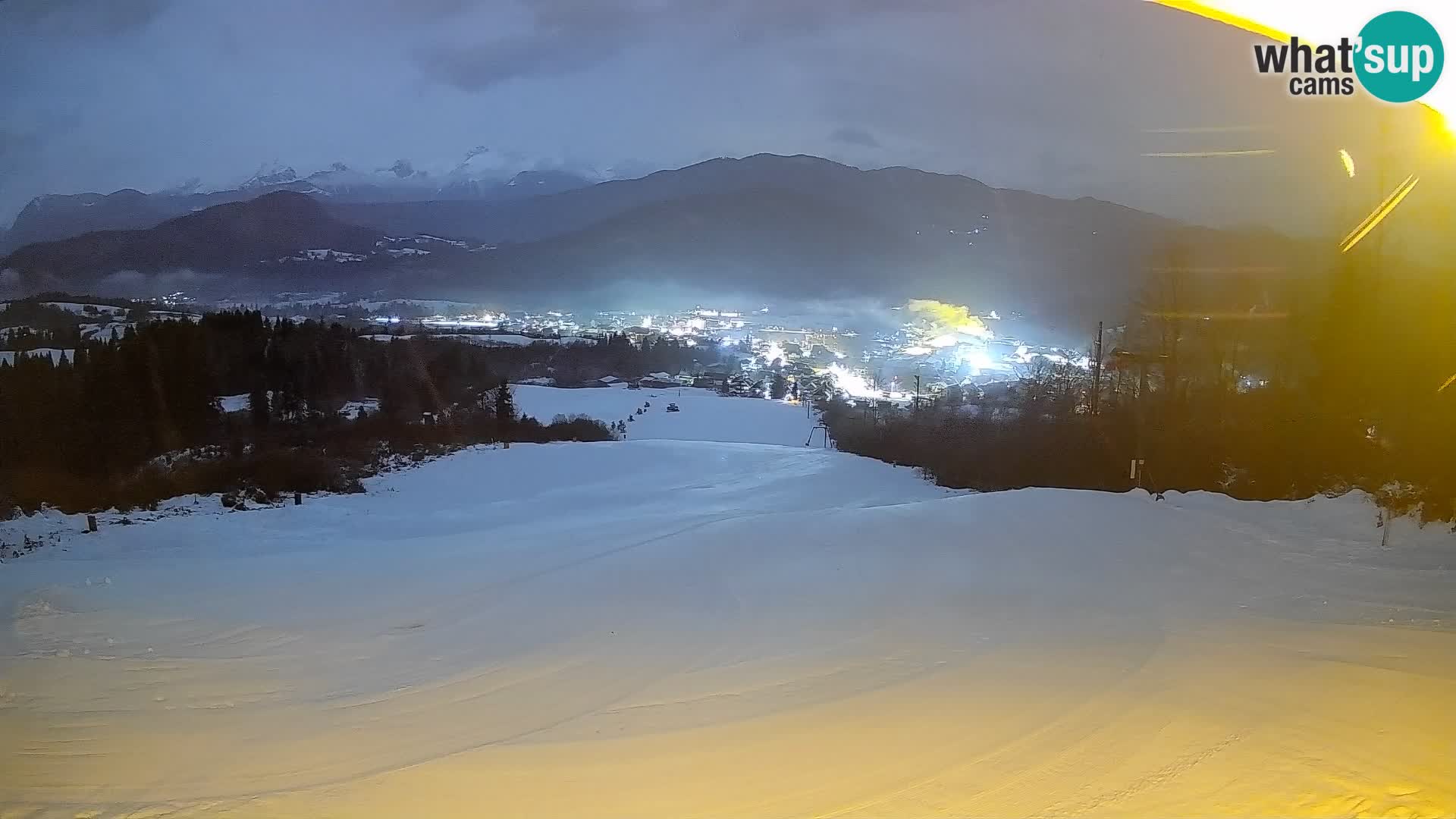 Webcam Bohinjska Bistrica – Vista live dalla stazione sciistica Kozji Hrbet
