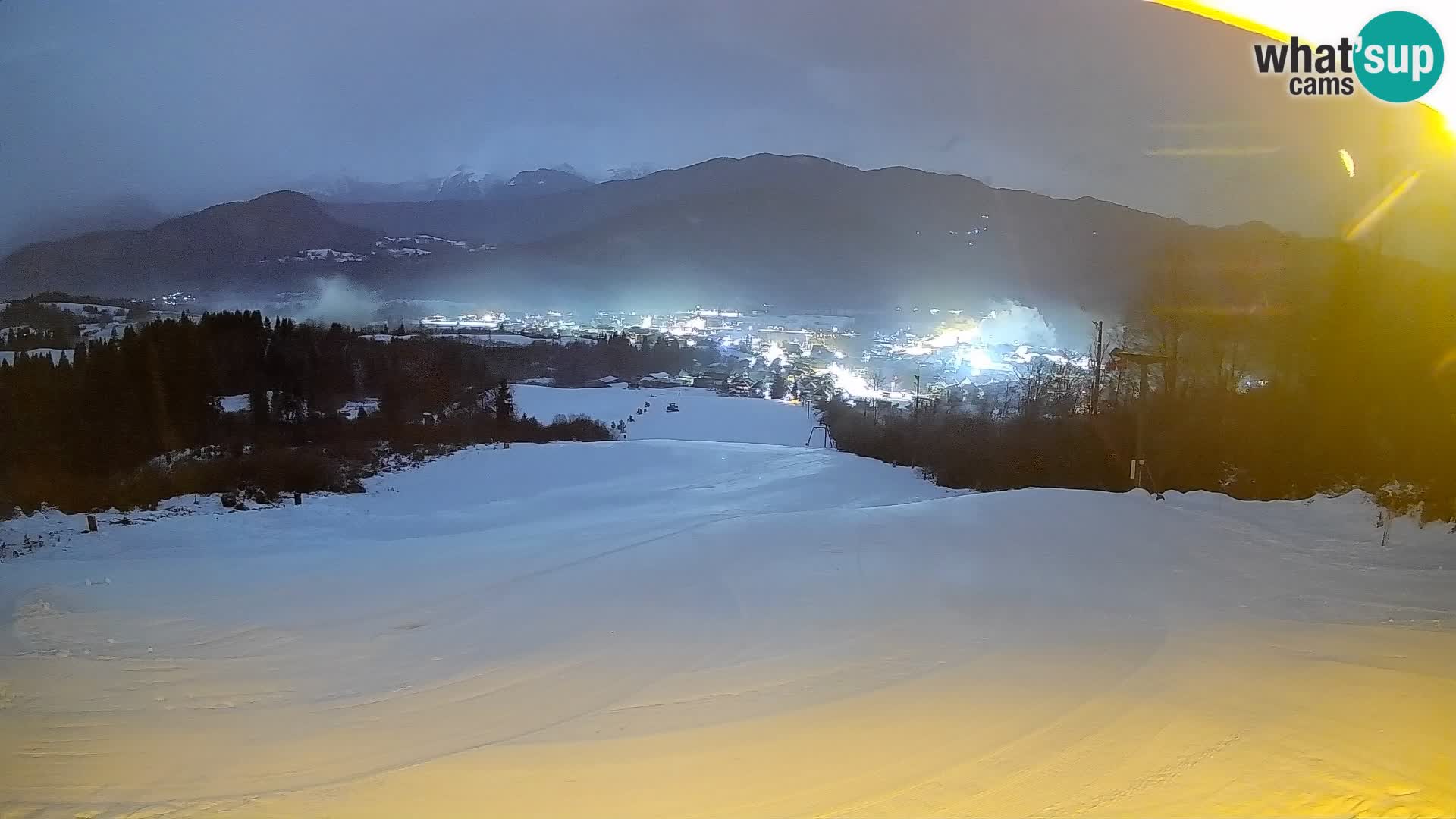 Webcam Bohinjska Bistrica – Vista live dalla stazione sciistica Kozji Hrbet