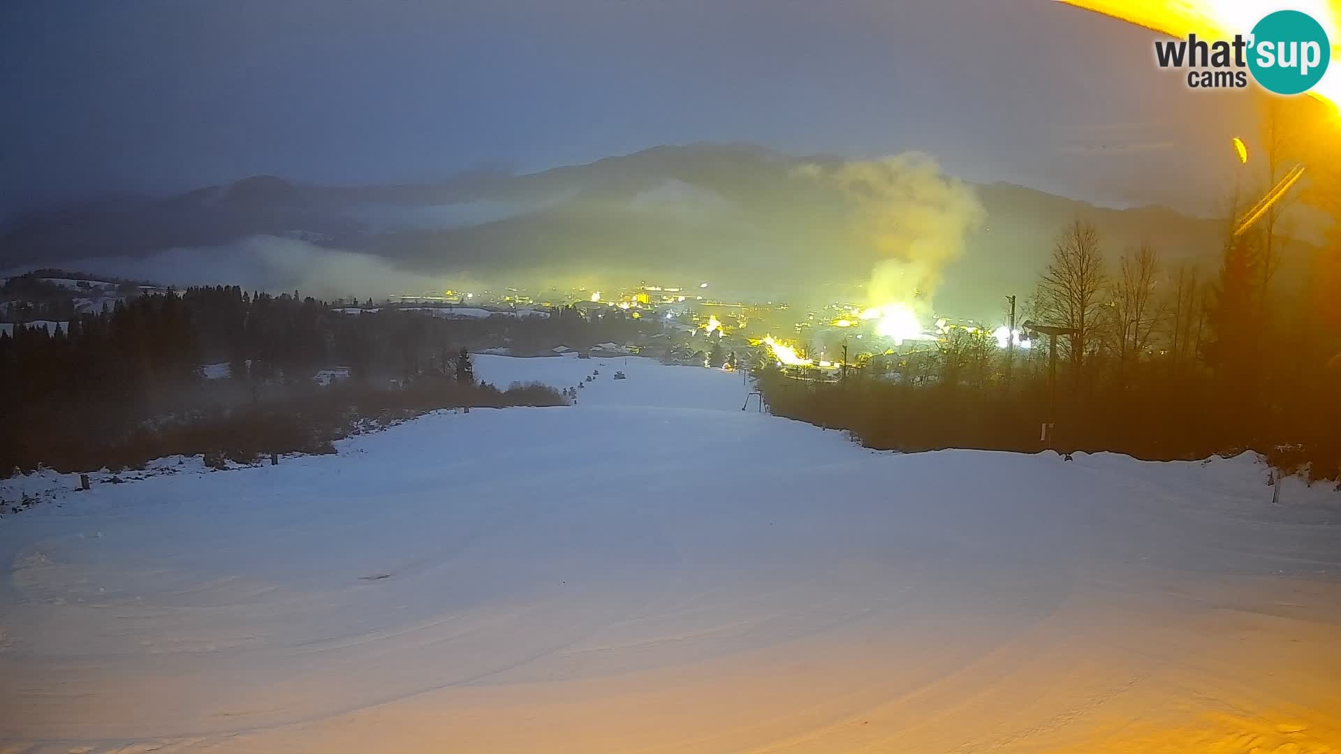 Webcam Bohinjska Bistrica – Vue en direct depuis la station de ski Kozji Hrbet