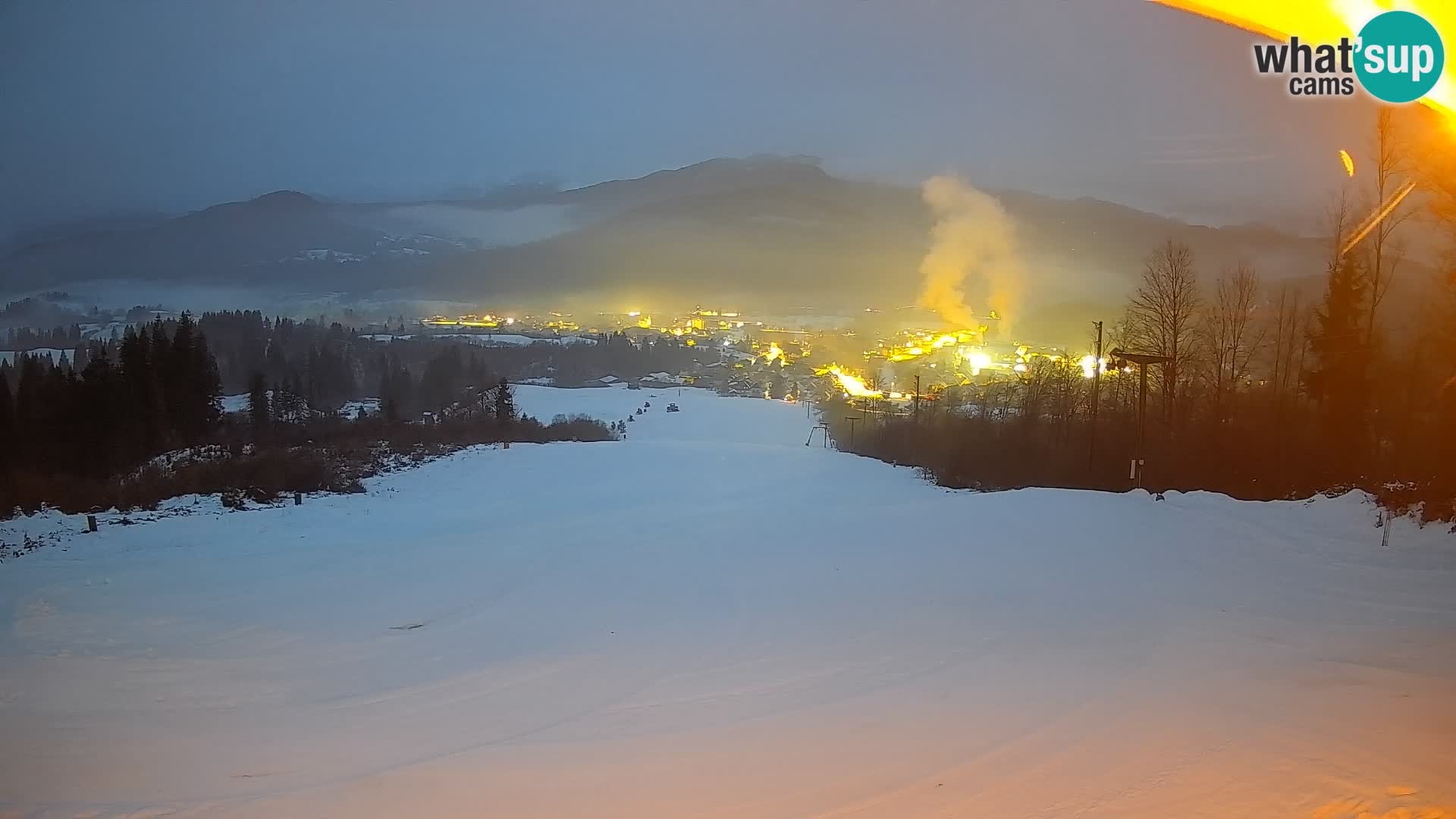 Webcam Bohinjska Bistrica – Live View from Kozji Hrbet Ski Station