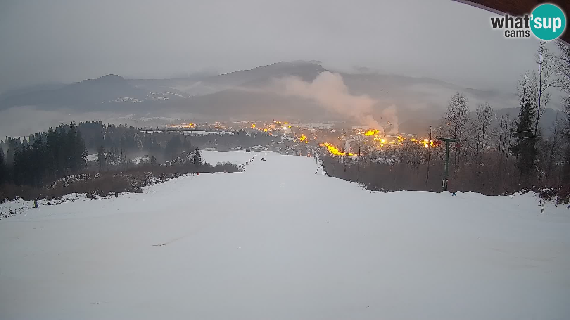 Webcam Bohinjska Bistrica – Live View from Kozji Hrbet Ski Station