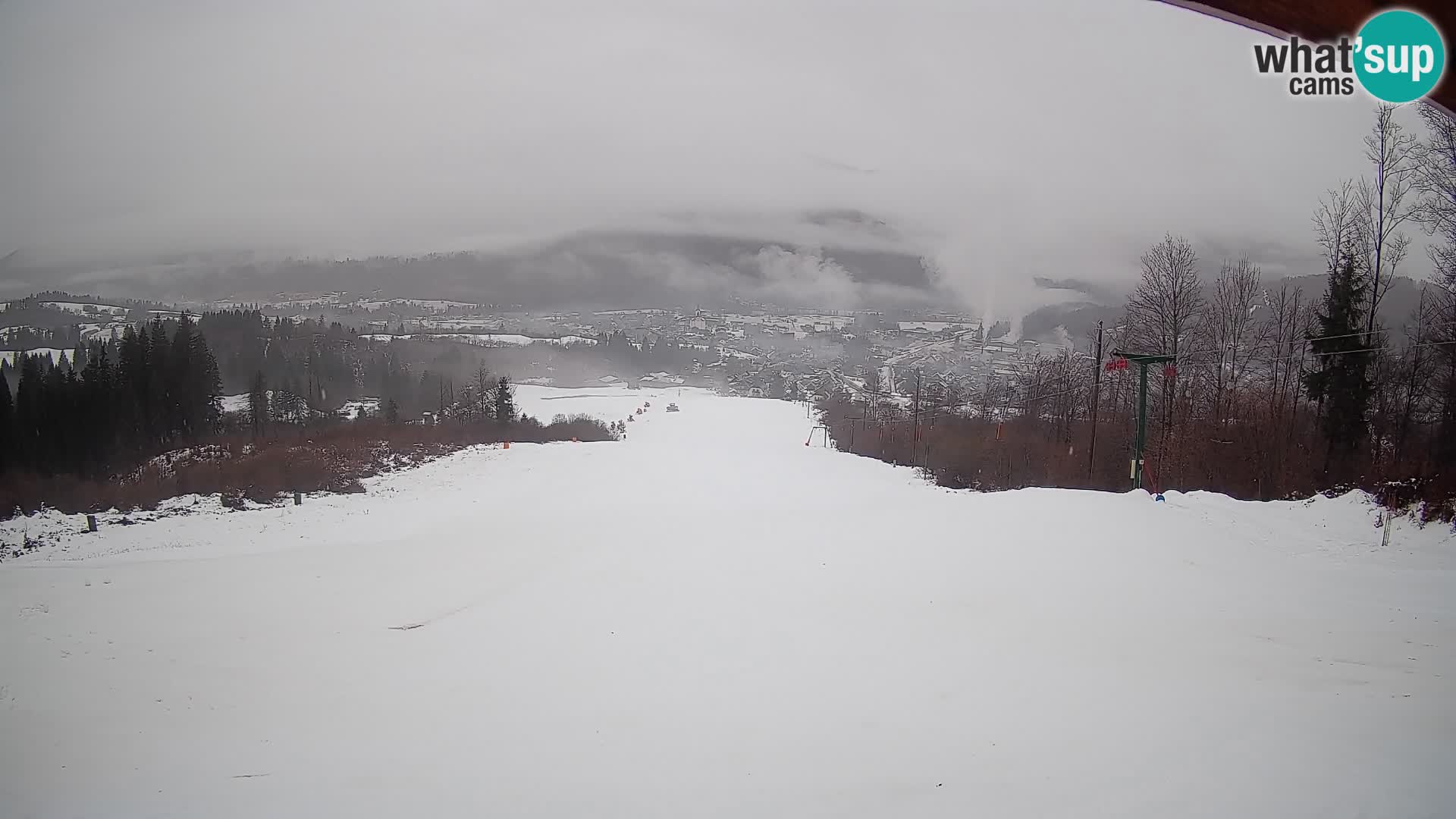 Webcam Bohinjska Bistrica – Vista live dalla stazione sciistica Kozji Hrbet