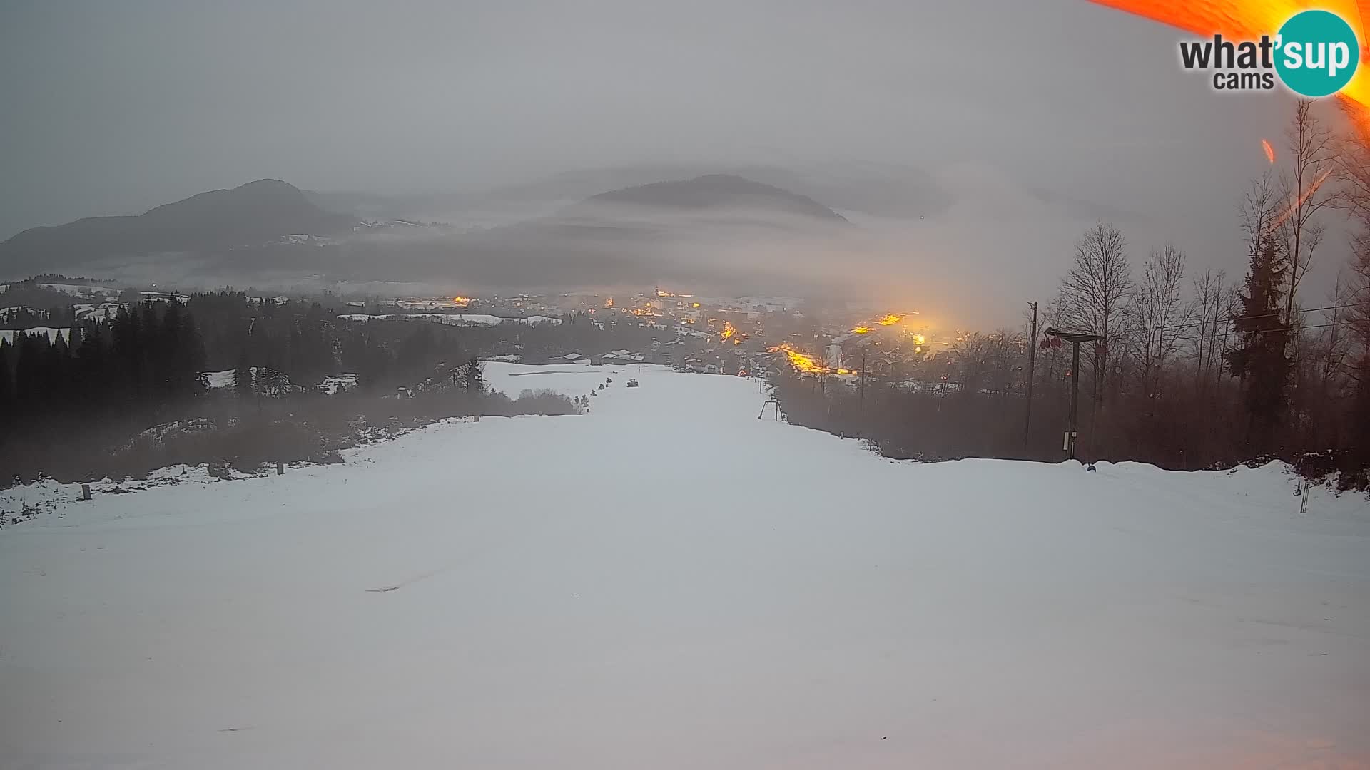 Webcam Bohinjska Bistrica – Live View from Kozji Hrbet Ski Station