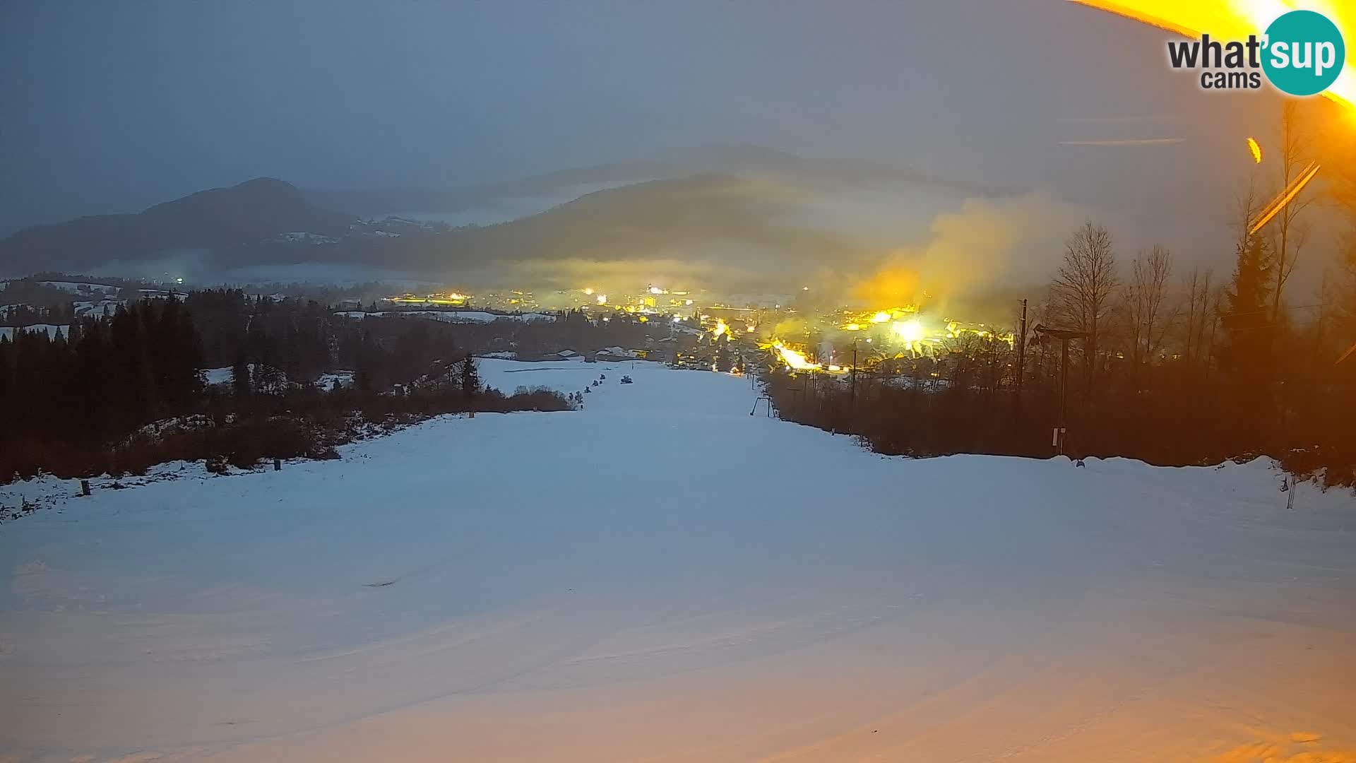Webcam Bohinjska Bistrica – Live View from Kozji Hrbet Ski Station