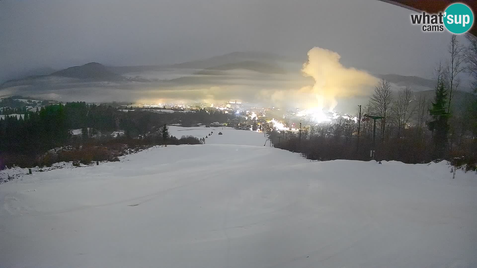 Webcam Bohinjska Bistrica – Live View from Kozji Hrbet Ski Station