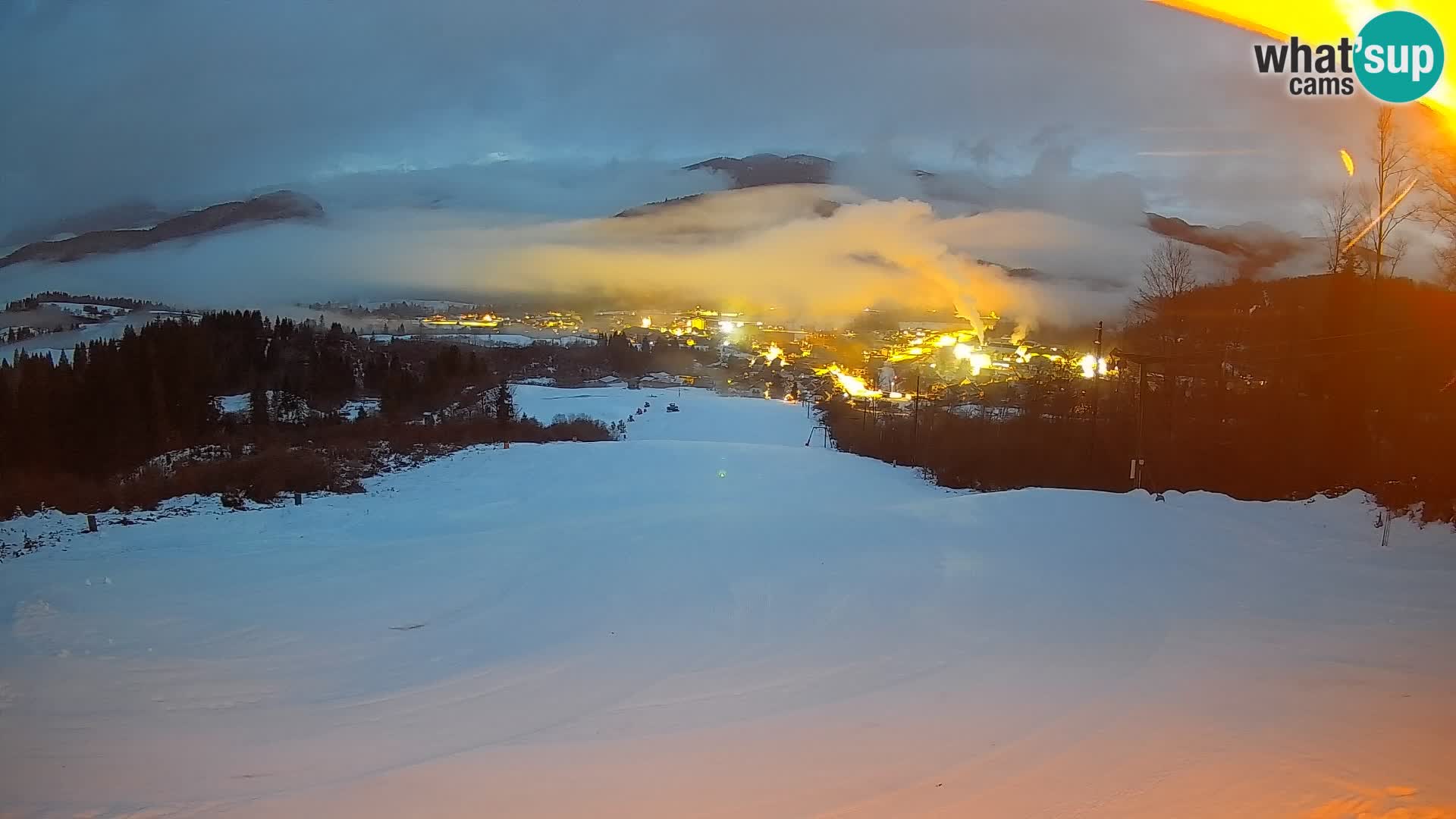 Webcam Bohinjska Bistrica – Vista live dalla stazione sciistica Kozji Hrbet
