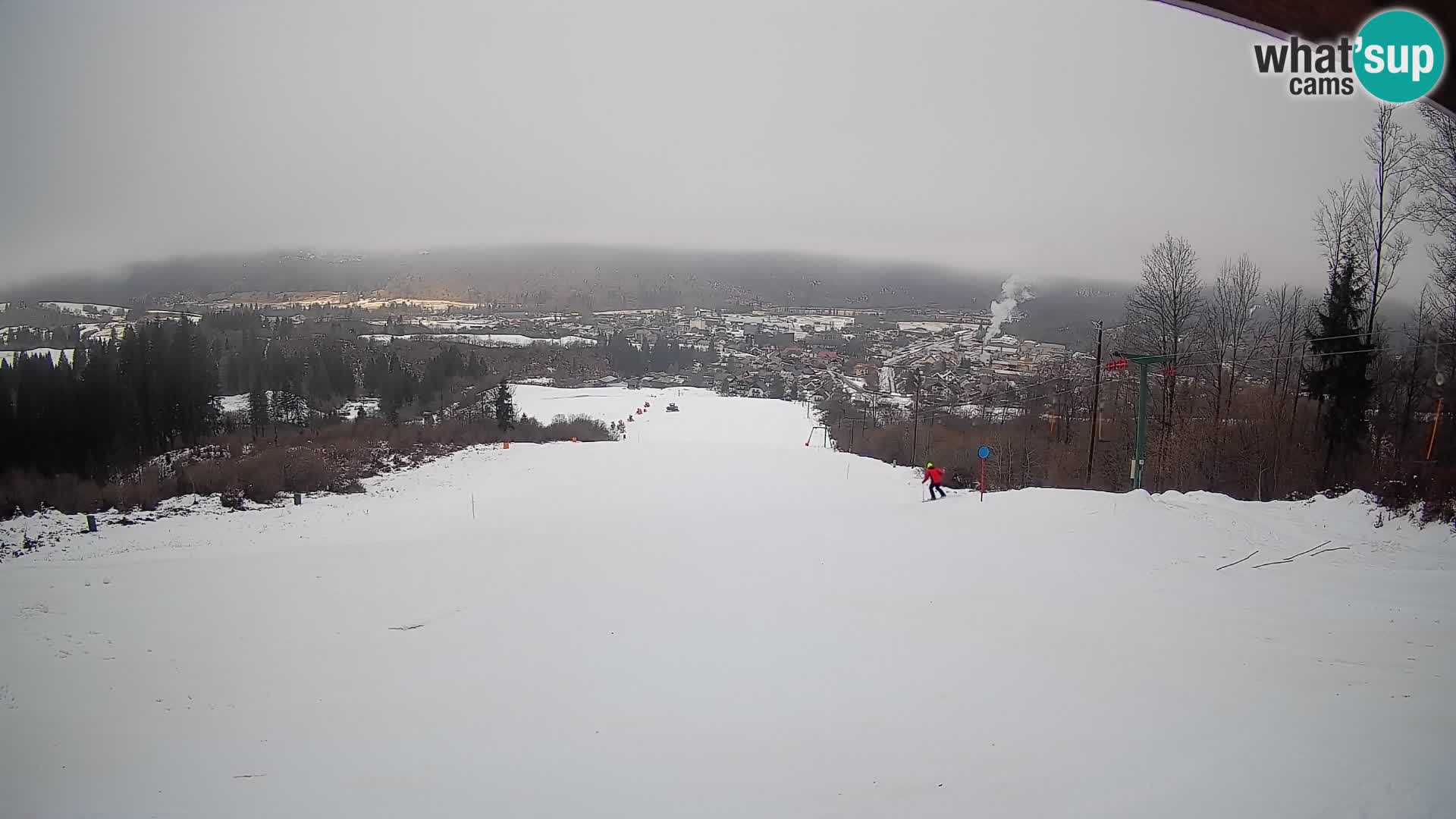 Spletna kamera Bohinjska Bistrica – Pogled v živo s smučišča Kozji Hrbet