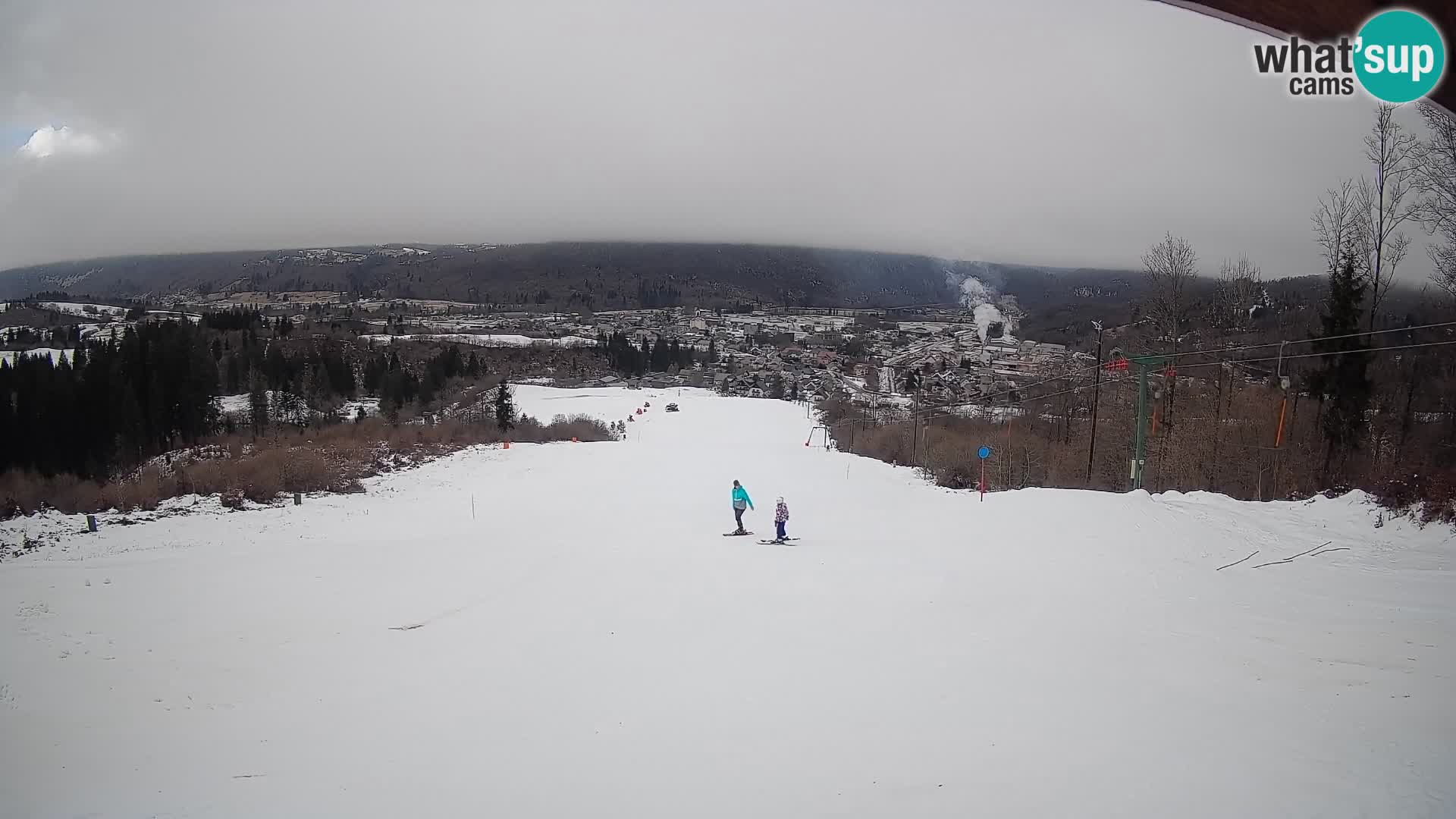 Spletna kamera Bohinjska Bistrica – Pogled v živo s smučišča Kozji Hrbet