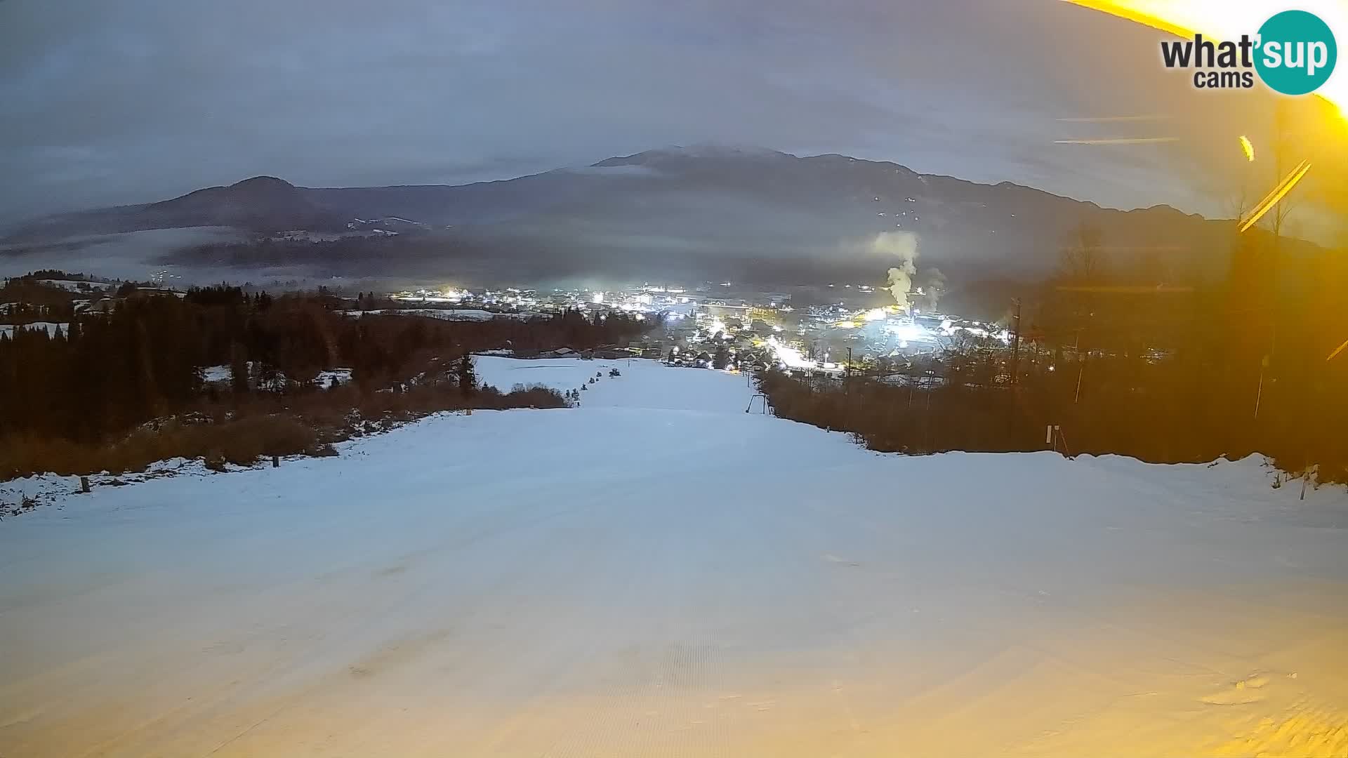 Webcam Bohinjska Bistrica – Vista live dalla stazione sciistica Kozji Hrbet