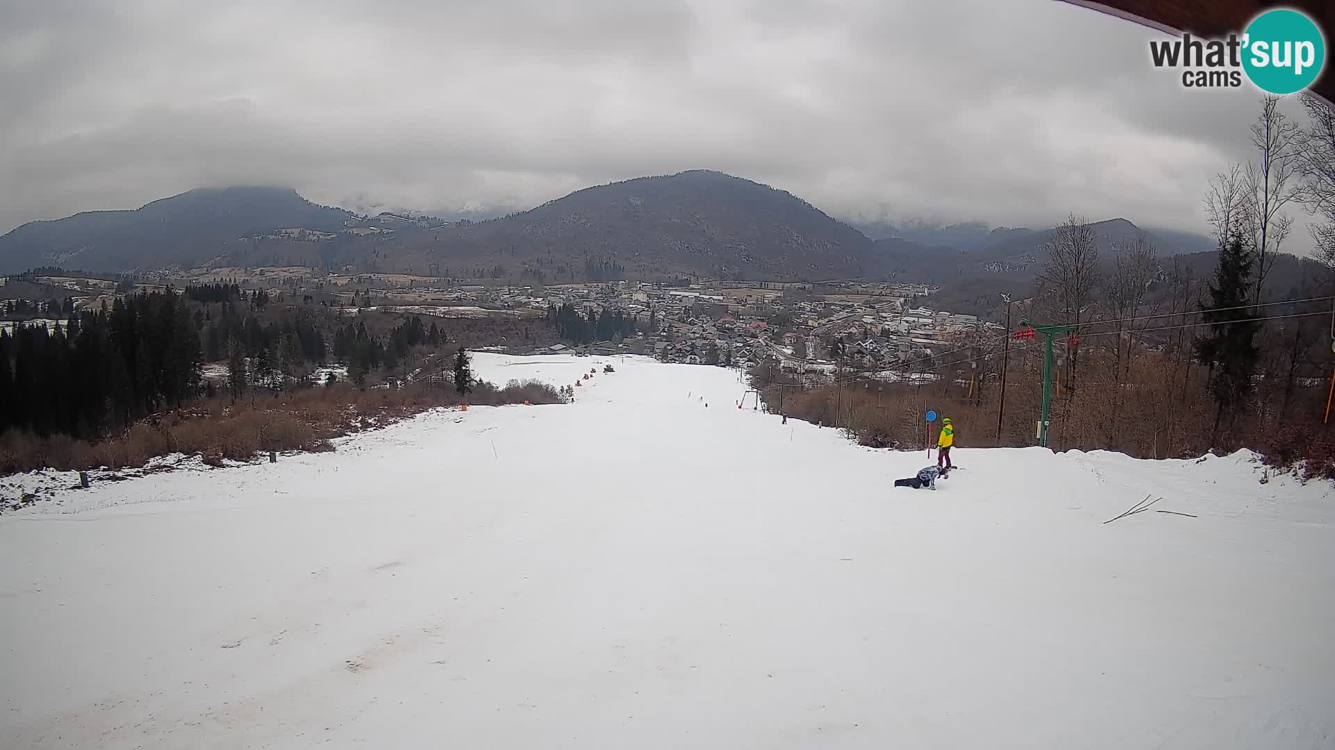 Kamera uživo Bohinjska Bistrica – Pogled u stvarnom vremenu sa skijališta Kozji Hrbet