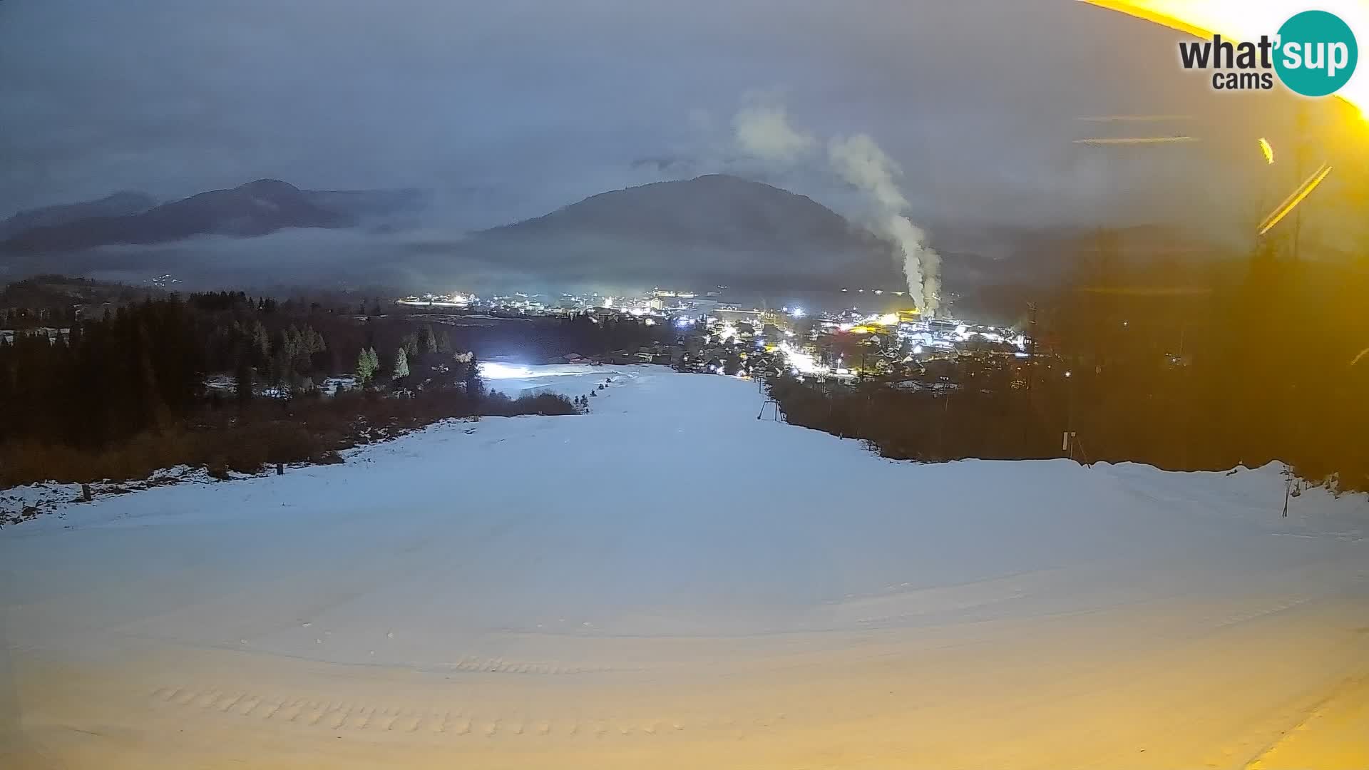 Cámara en vivo Bohinjska Bistrica – Vista en directo desde la estación de esquí Kozji Hrbet