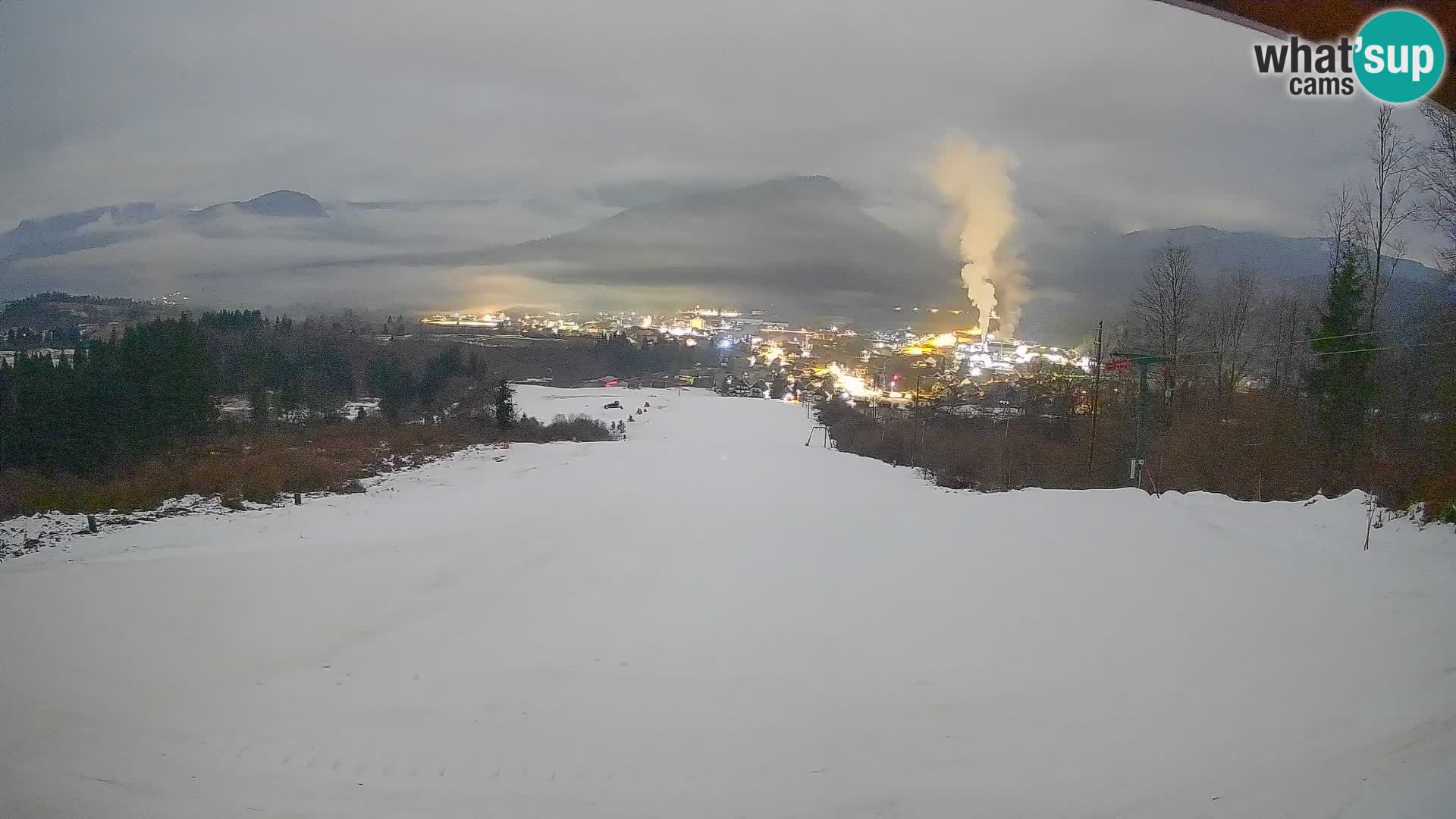 Webcam Bohinjska Bistrica – Live View from Kozji Hrbet Ski Station
