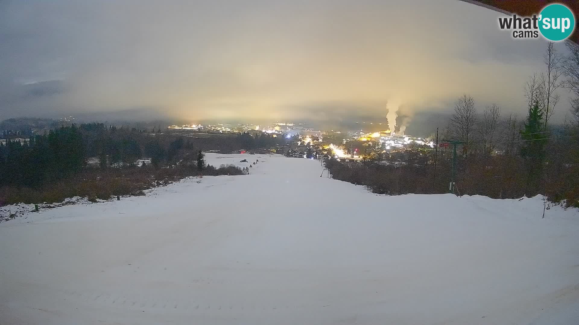 Webcam Bohinjska Bistrica – Live View from Kozji Hrbet Ski Station