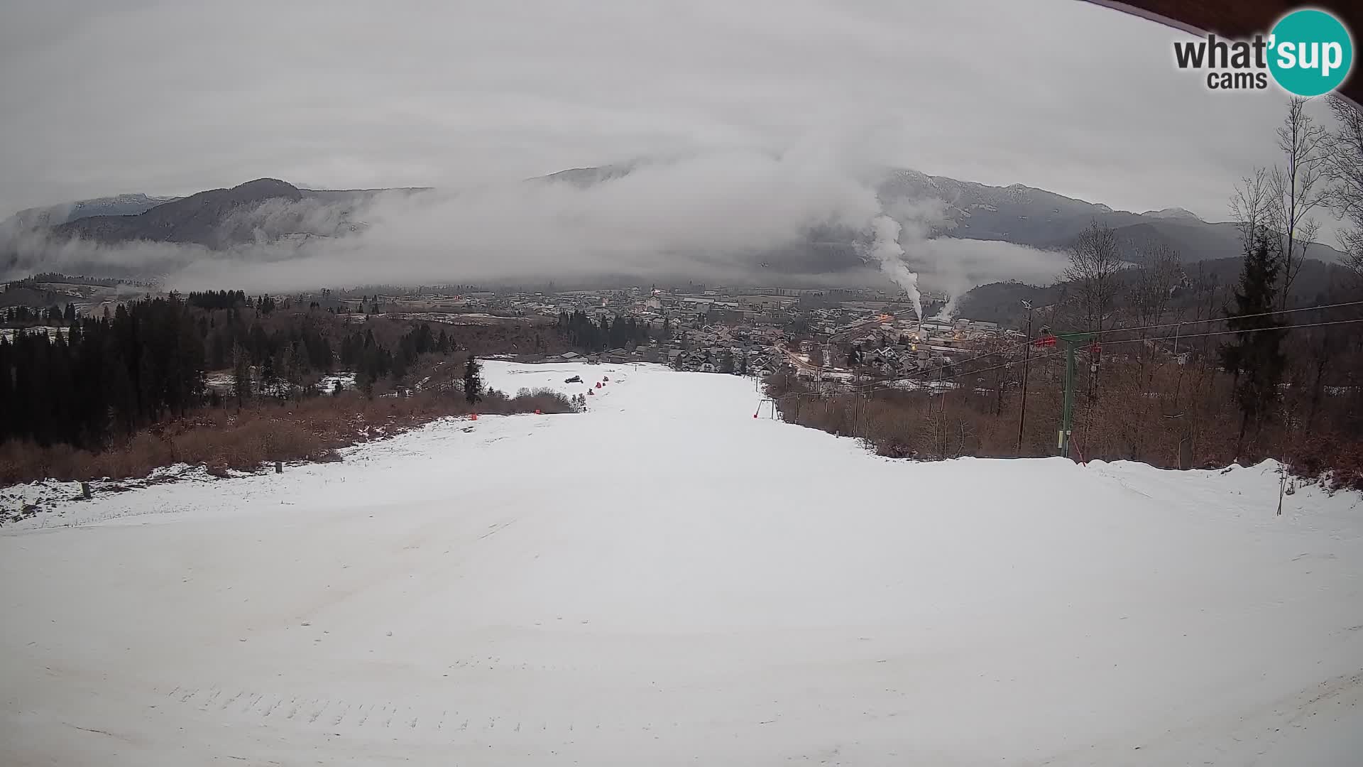 Webcam Bohinjska Bistrica – Live View from Kozji Hrbet Ski Station