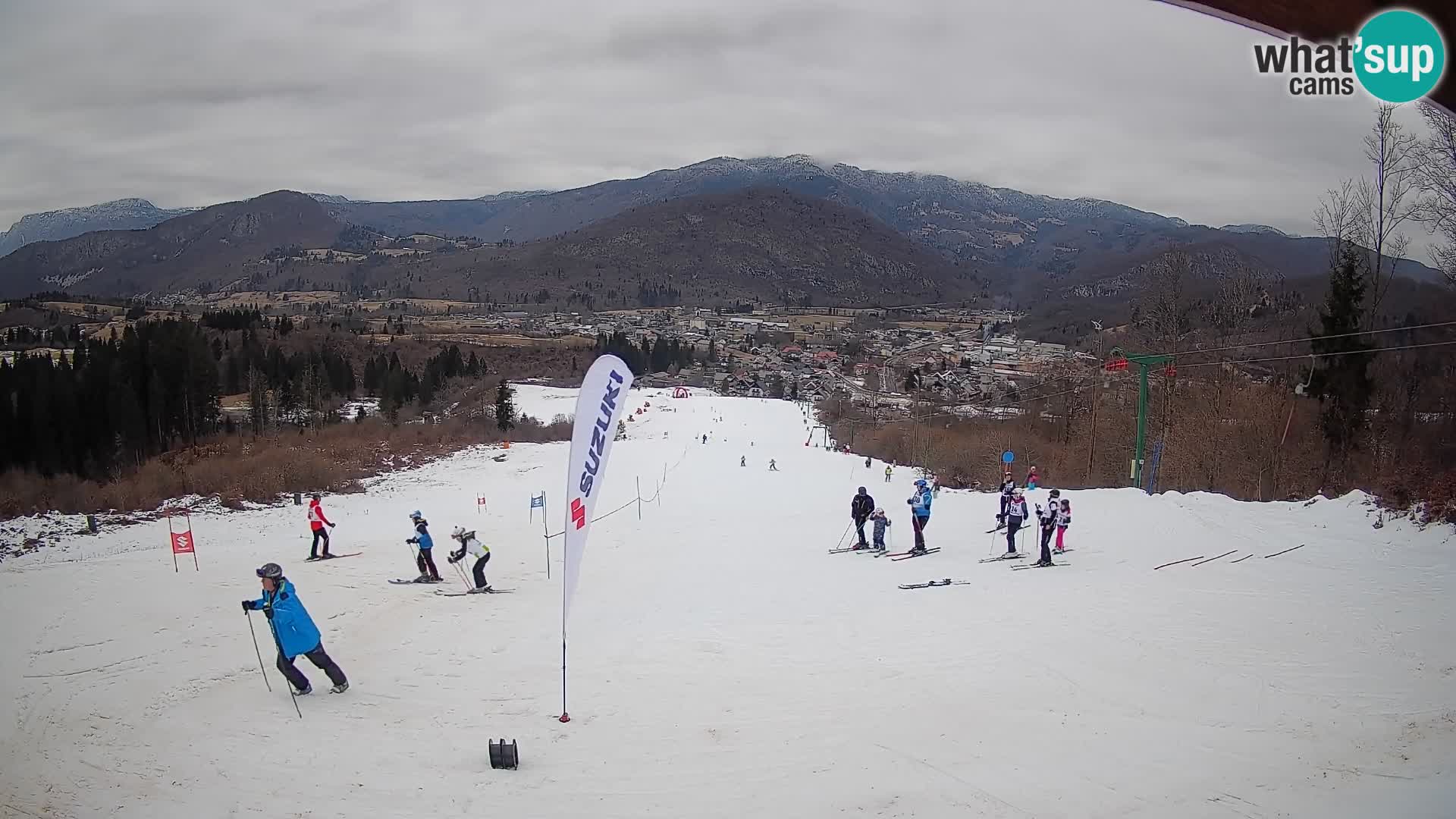 Spletna kamera Bohinjska Bistrica – Pogled v živo s smučišča Kozji Hrbet