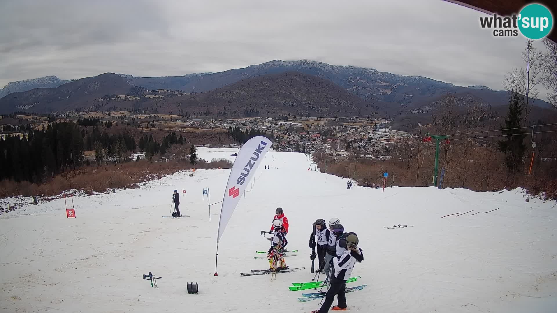 Kamera uživo Bohinjska Bistrica – Pogled u stvarnom vremenu sa skijališta Kozji Hrbet