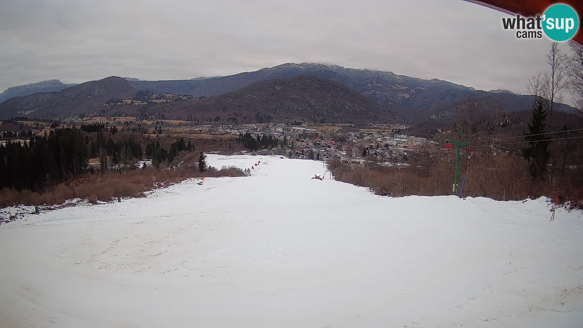 Webcam Bohinjska Bistrica – Live View from Kozji Hrbet Ski Station