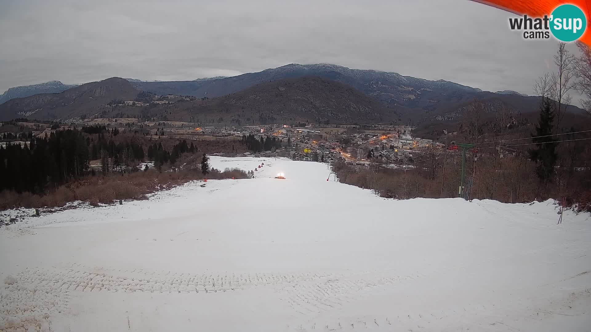 Spletna kamera Bohinjska Bistrica – Pogled v živo s smučišča Kozji Hrbet